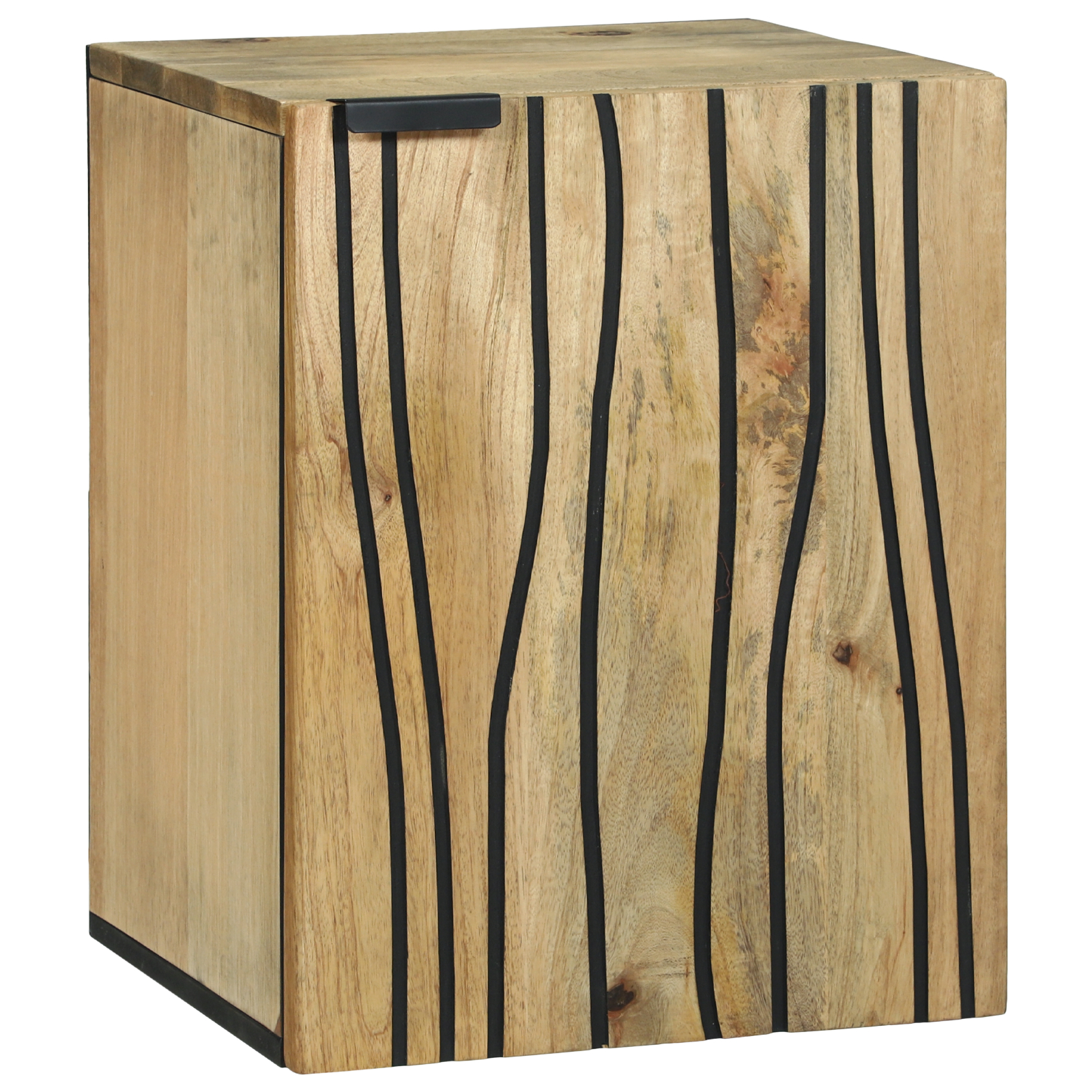 Seturi de mobilier pentru baie - Cabinet de Perete pentru Baie 38x33.5x48 cm Lemn Masiv de Mango și Lemn Inginerit