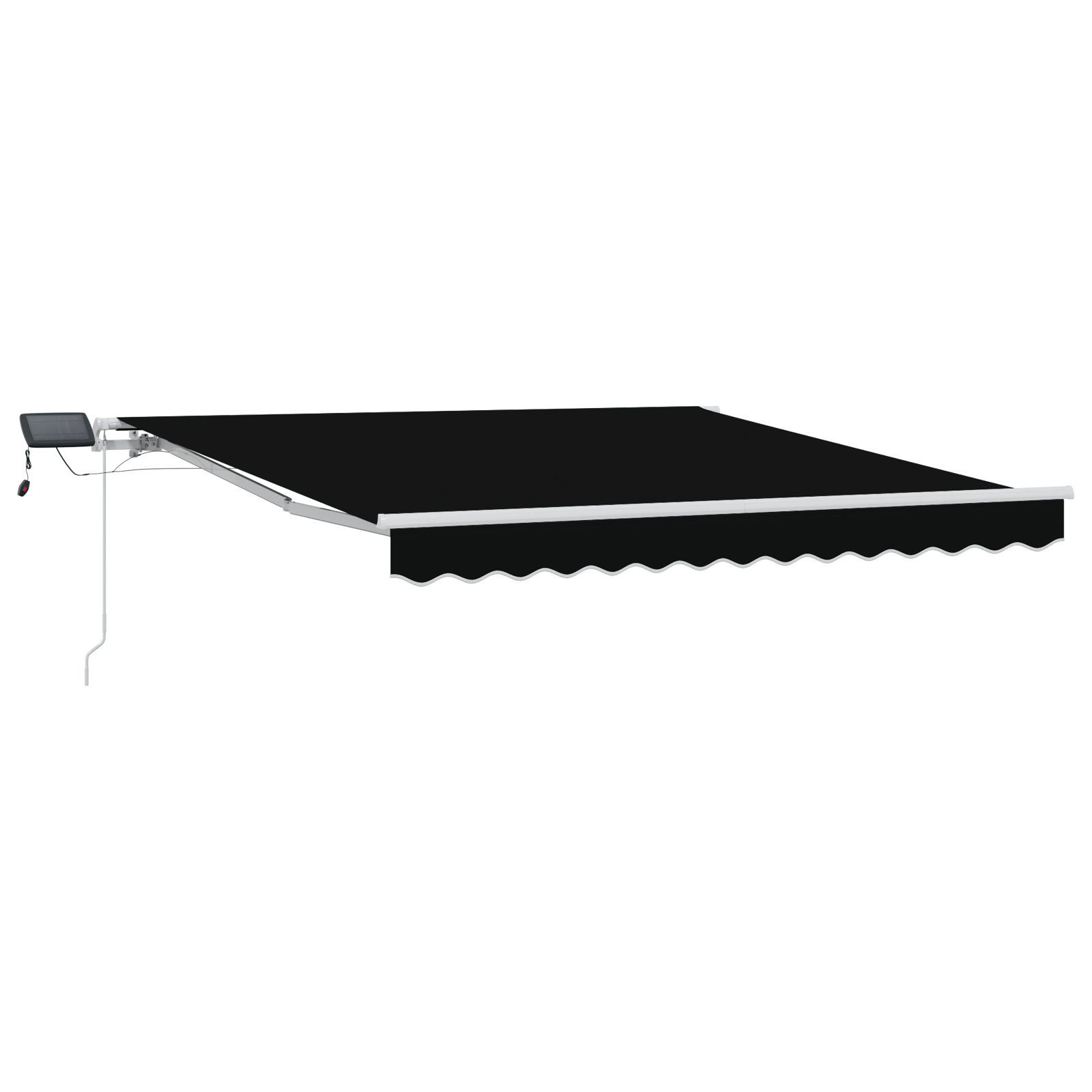 Marchiză manuală retractabilă cu LED neagră 300x250 cm,  Material de înlocuire pentru marchiză de 3x2.5 m cadru negru [2]