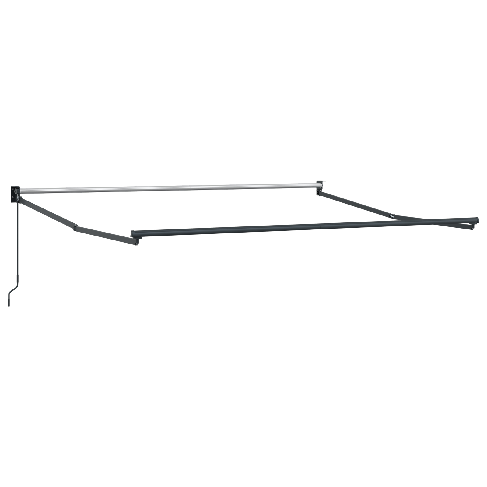 marchiză manuală retractabilă  Bej 300x250 cm, material de schimb pentru marchiză  pentru cadru de 3x2,5 m Bej [5]