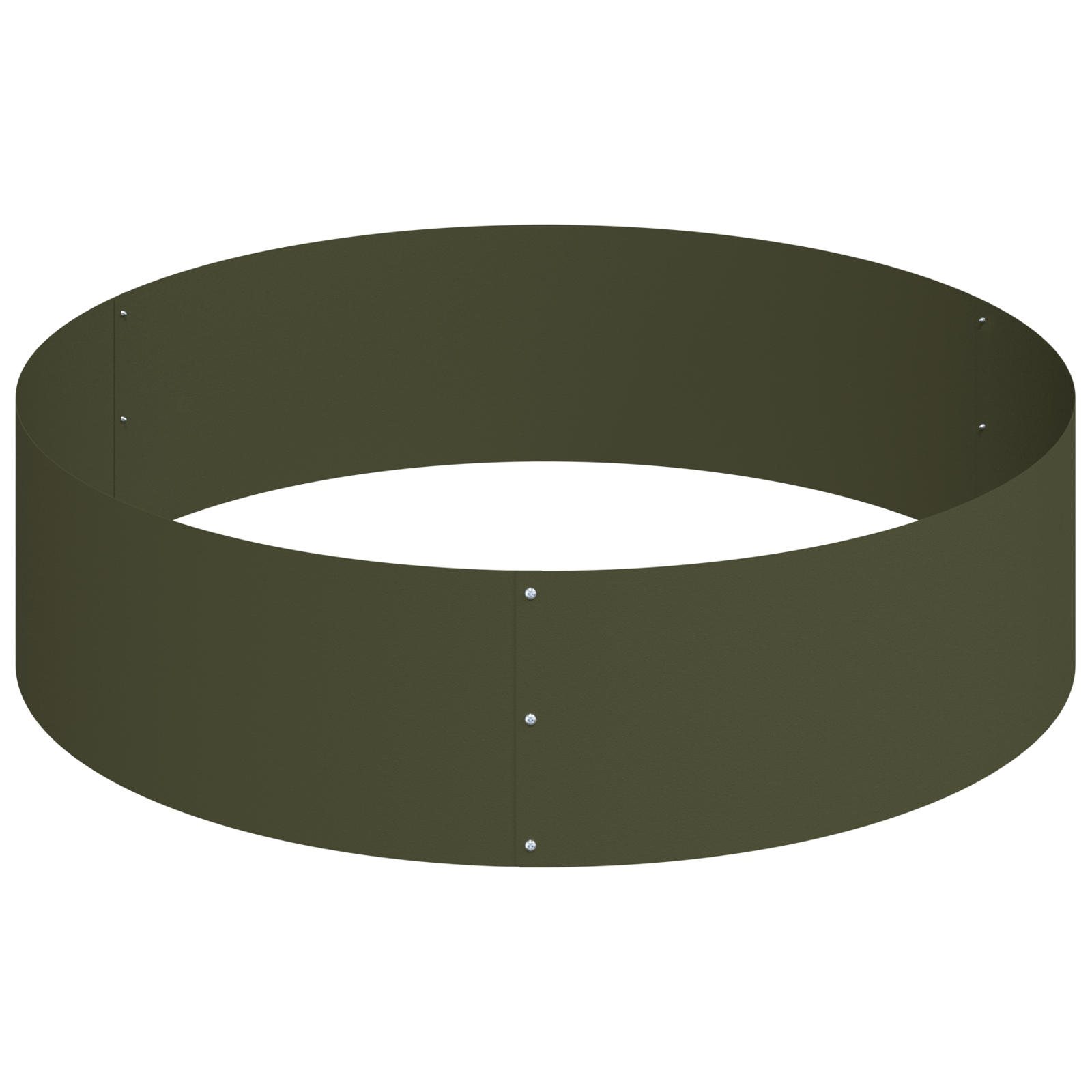 Ghiveci din metal Oțel/Verde măsliniu Ø 120 cm [6]