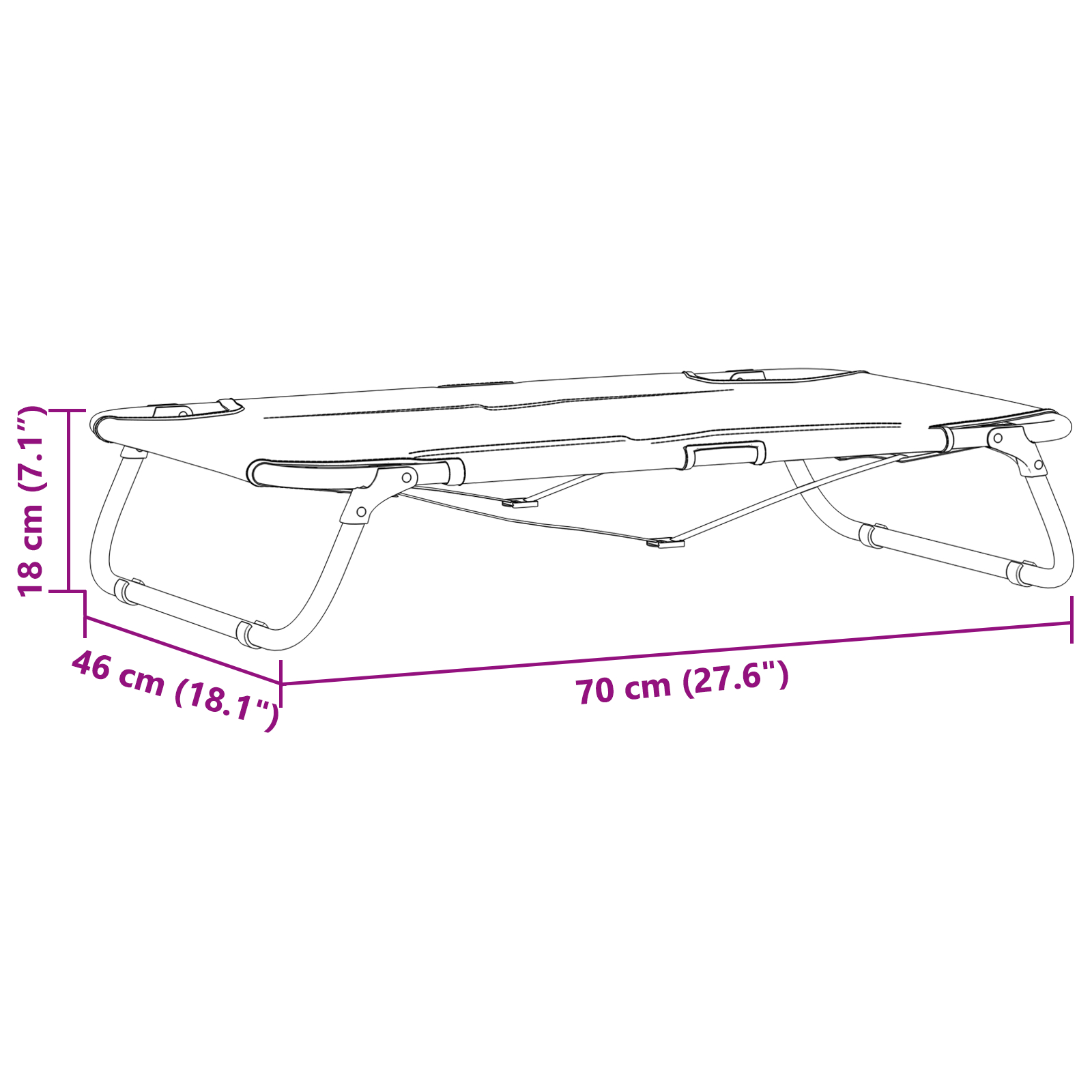 Pat pliabil pentru câini gri deschis din țesătură Oxford și oțel [9]