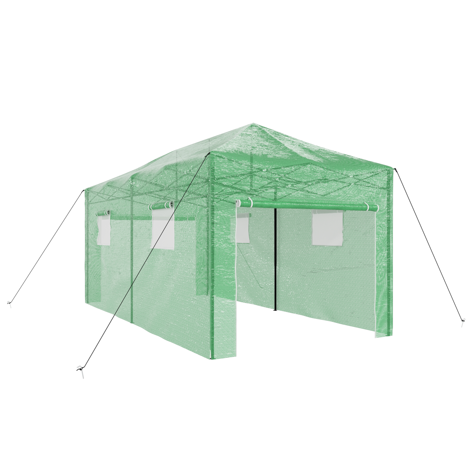 Sera walk-in cu Cadru Pop-up Verde 580x290x315 cm [2]