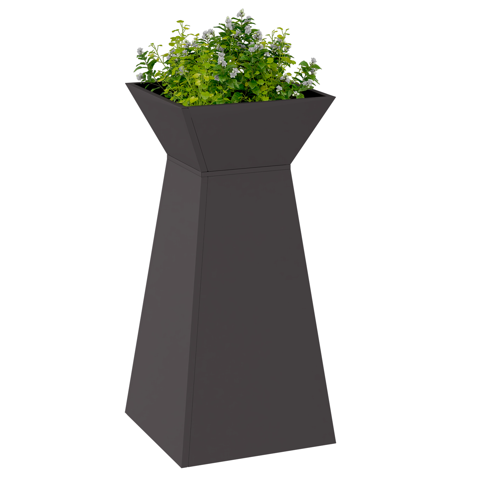 Suport pentru Plante Negru Plastic 35 x 35 x 73 cm [2]