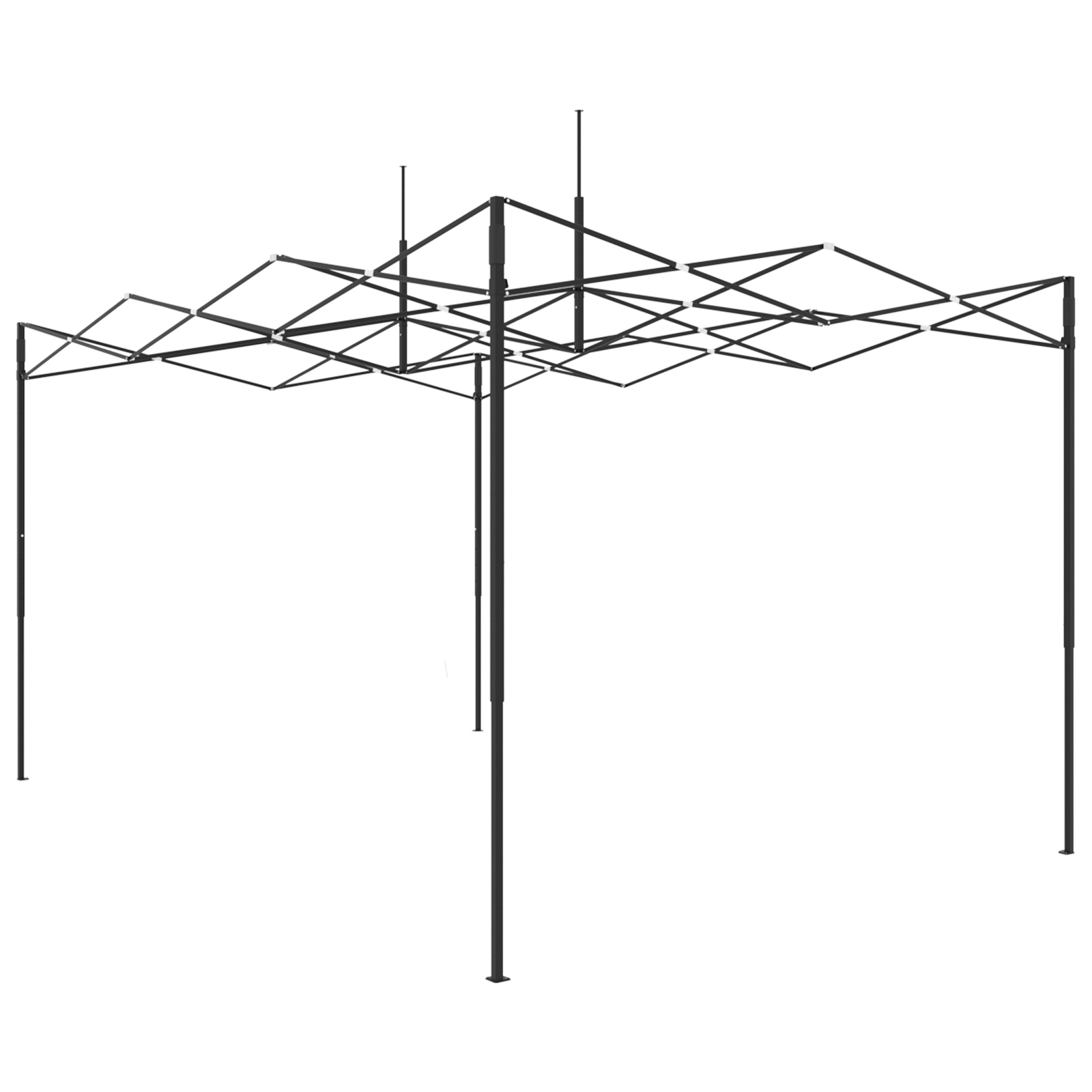 Seră walk-in cu cadru pliabil Verde 430x290x315 cm Oțel [5]