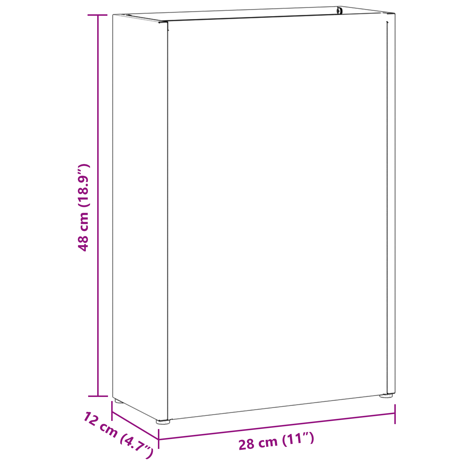 Suport umbrele Antracit Metal Mediu Suport umbrele Rectangular [7]