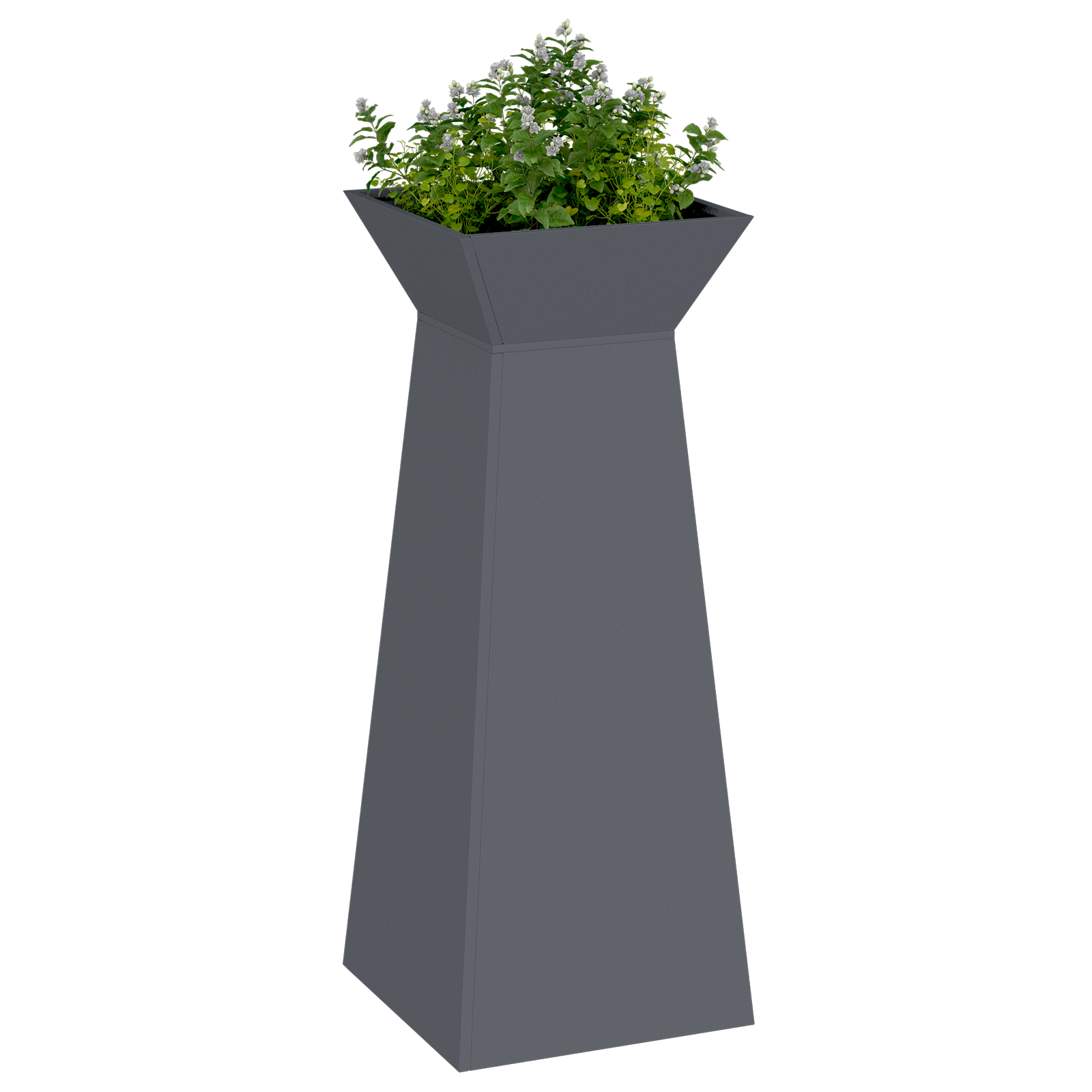 Suport pentru plante Antracit Plastic 40 x 40 x 101 cm [2]