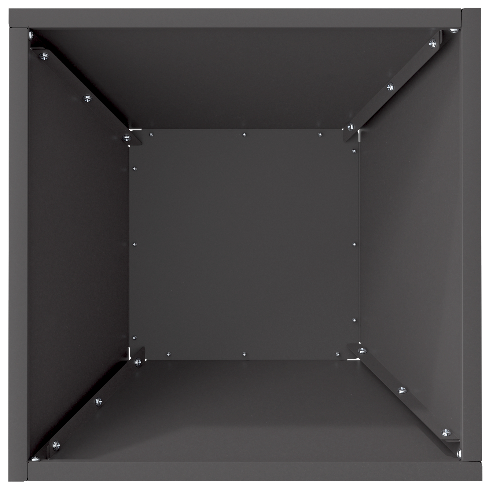 Ghiveci Metalic Negru Metal 35 x 35 x 15 cm Rezistent Pătrat [7]
