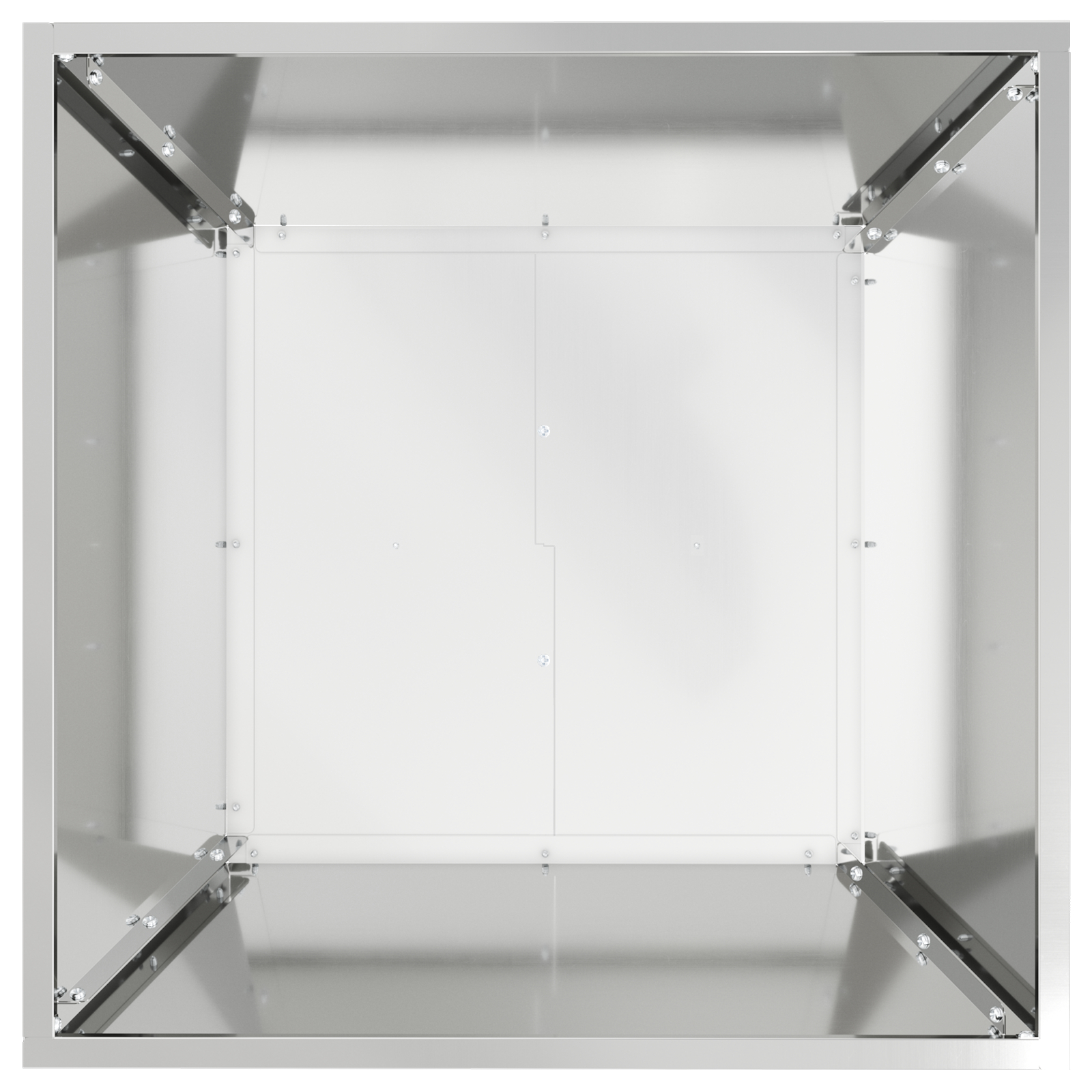 Ghiveci din Oțel Oțel galvanizat 50 x 50 x 15 cm Durabil [8]