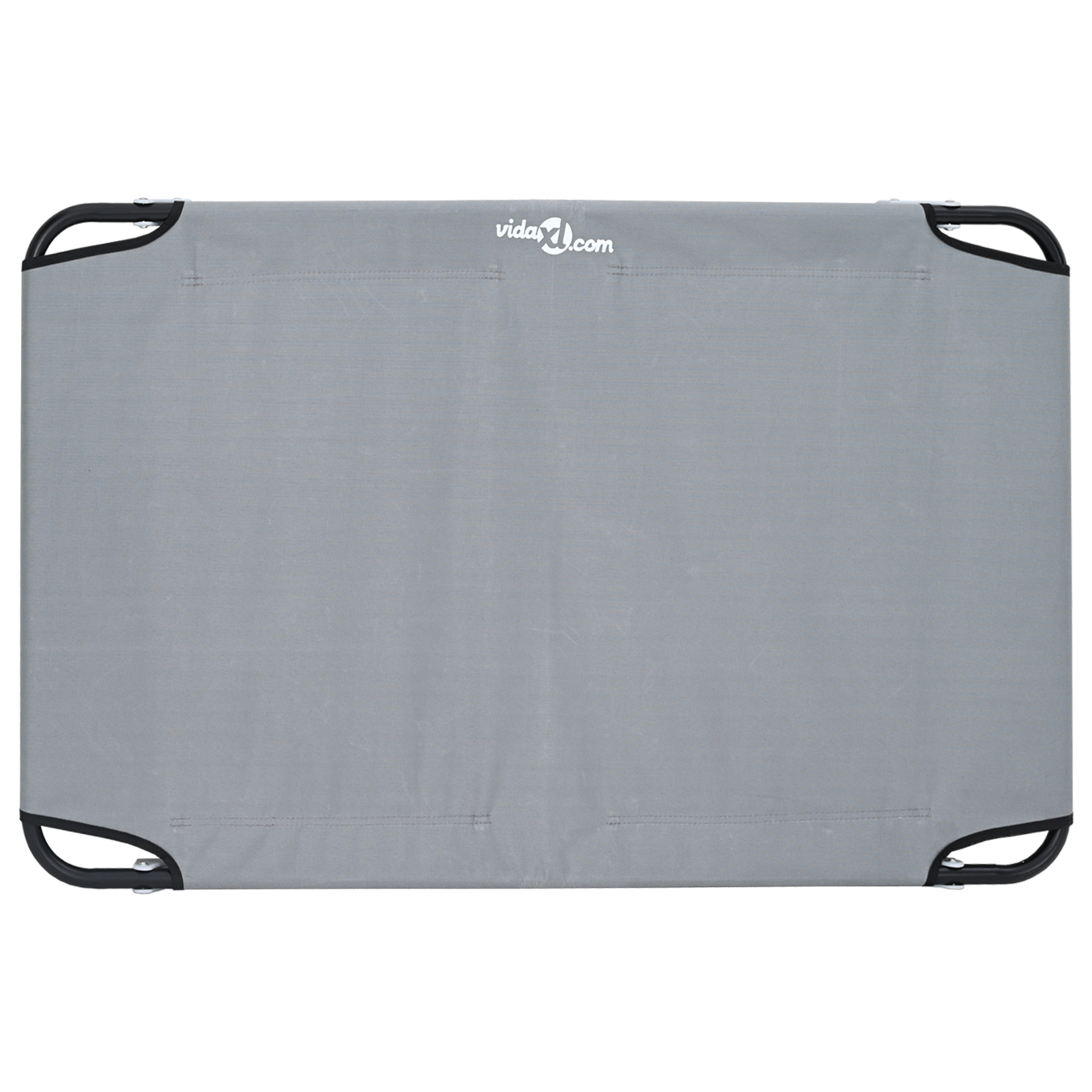 Pat pliabil pentru câini Gri deschis Cadru metalic, pat din țesătură [5]