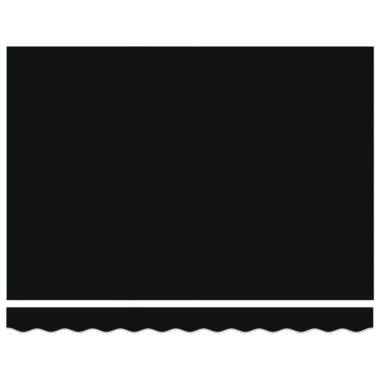 Marchiză retractabilă automată neagră 300x250 cm, Fabrică de înlocuire pentru marchiză  pentru cadru de 3x2.5 m negru [7]