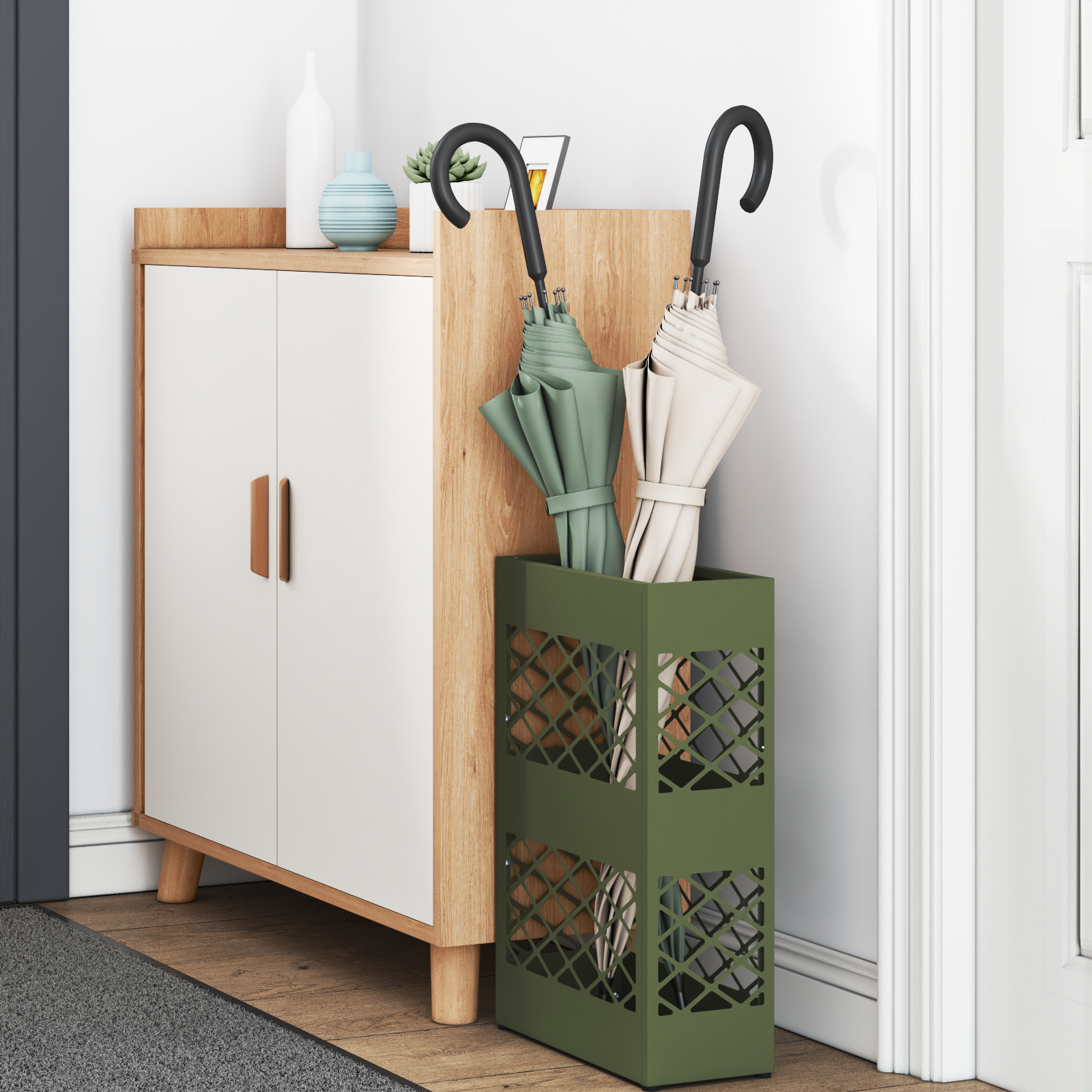 Suport de umbrele Oliv Metal Mediu Suport de umbrele [2]