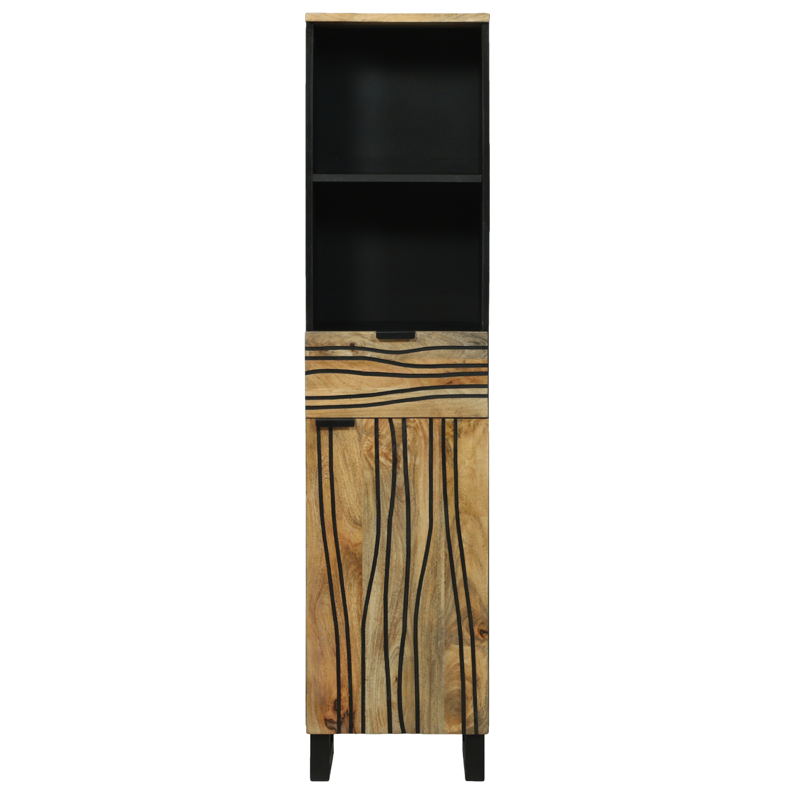 Cabinet de baie 38x33.5x160 cm Lemn Masiv Mango [2]