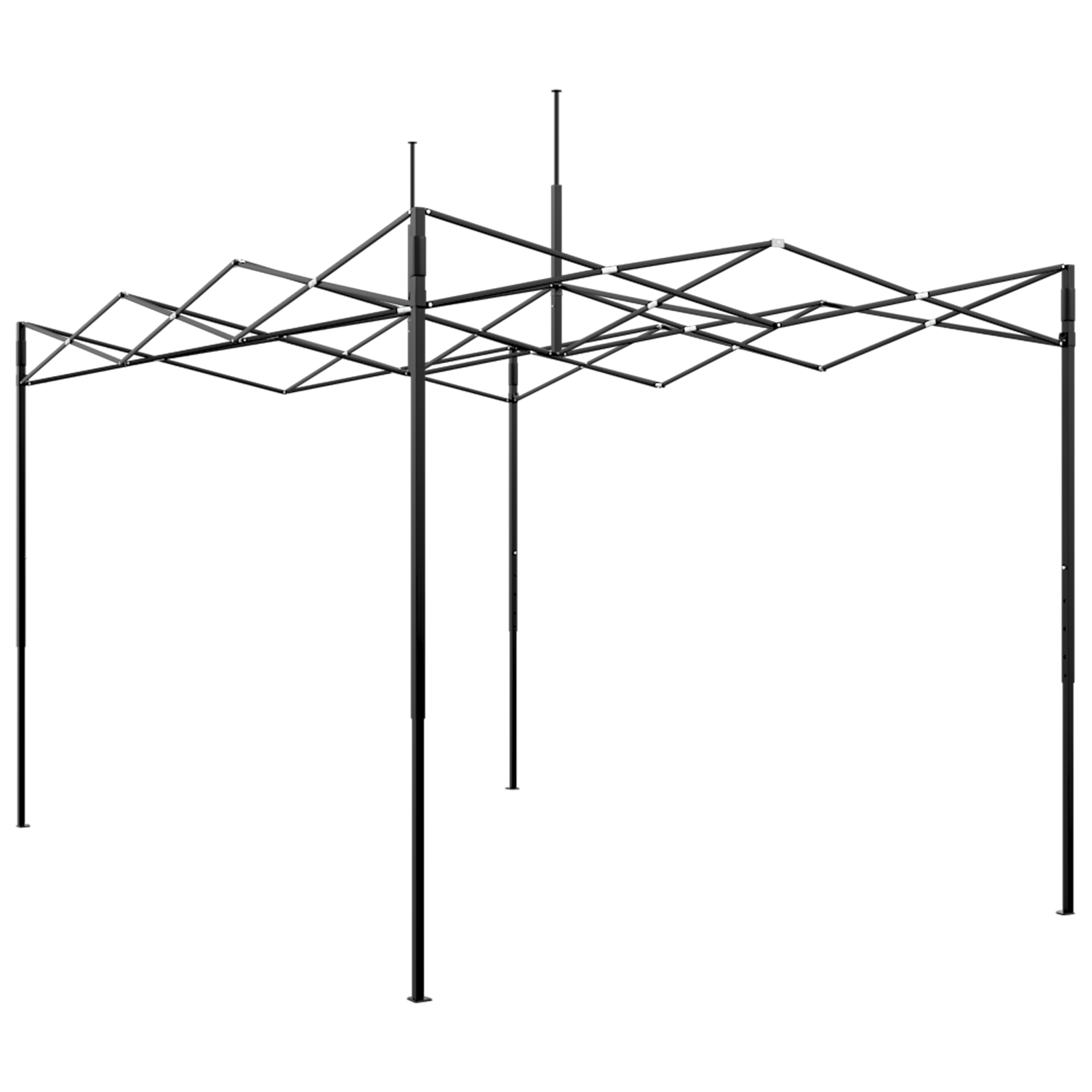 Seră tip tunel cu cadru pliabil Verde 410x280x315 cm Metal [5]