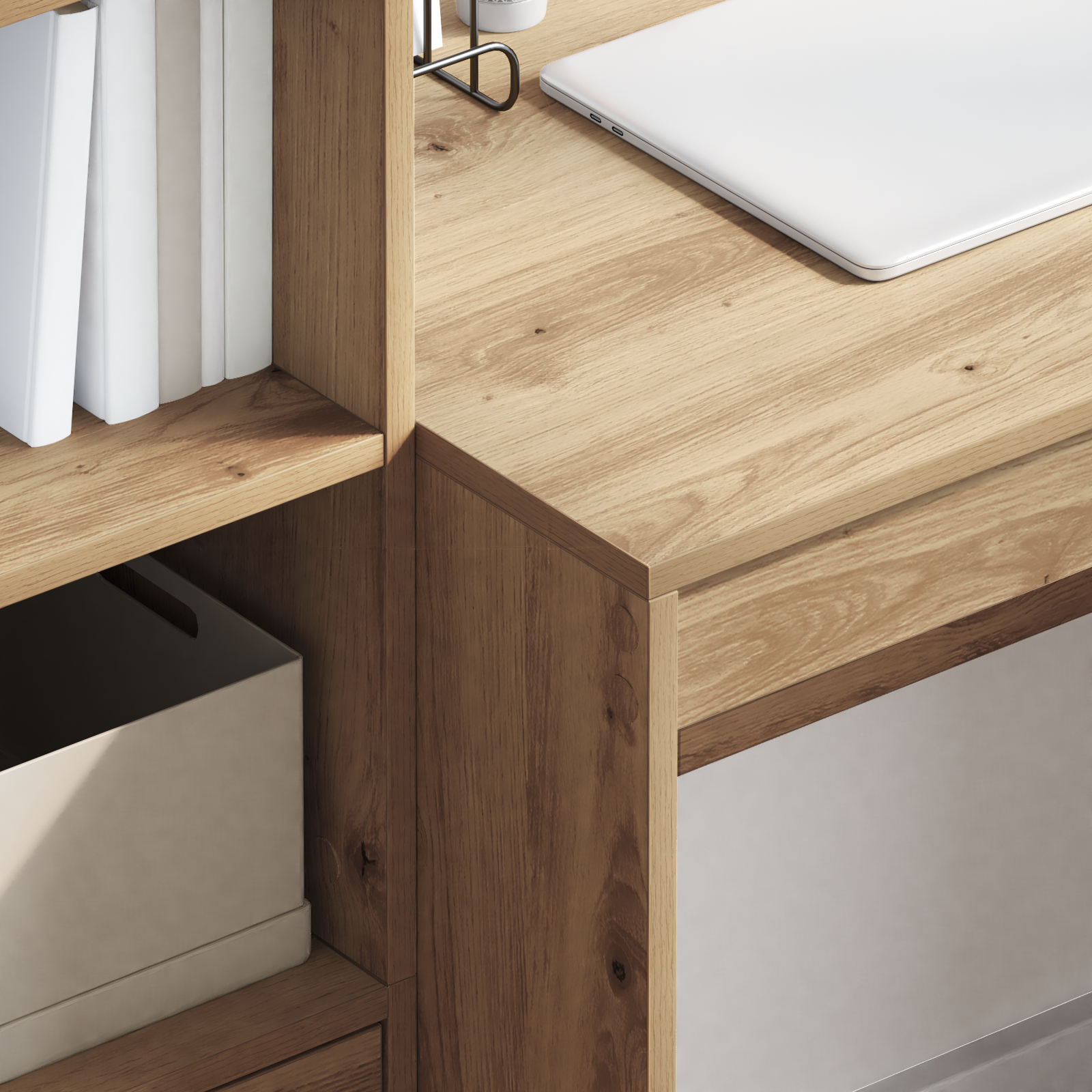 birou Stejar Artizanal 80x50x76 cm Lemn prelucrat [3]