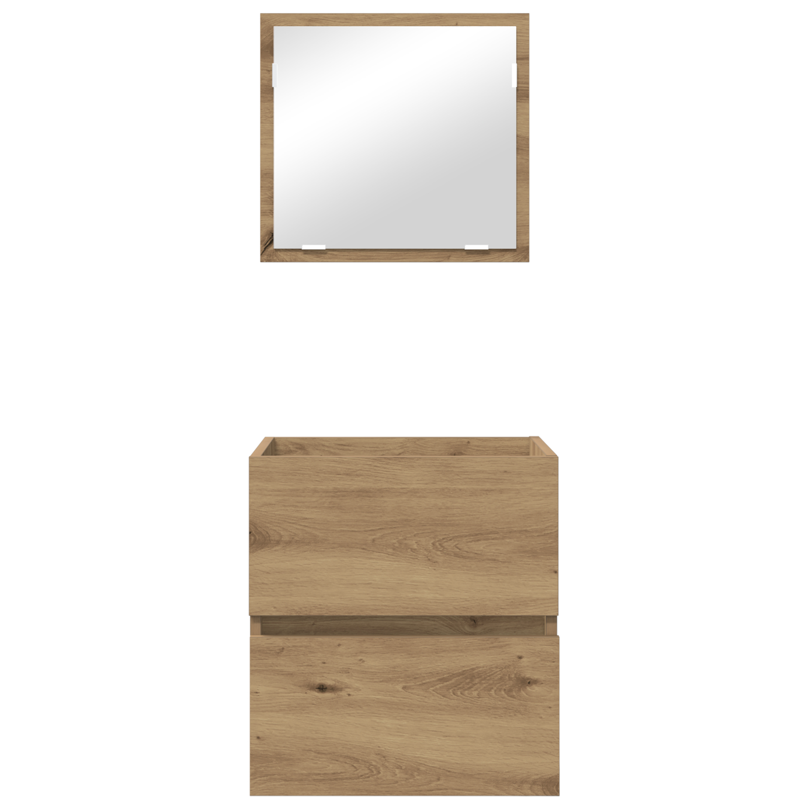 Cabinet de depozitare pentru baie Stejar artizanal MDF Mediu [7]