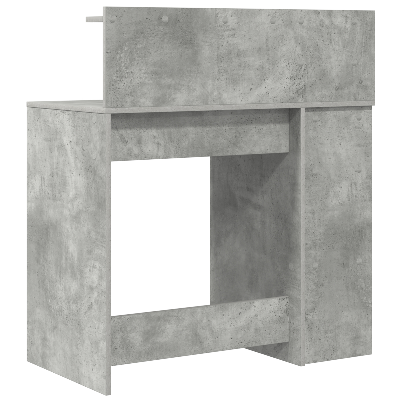 Birou cu stocare gri beton 90x48x101.5 cm lemn prelucrat [6]