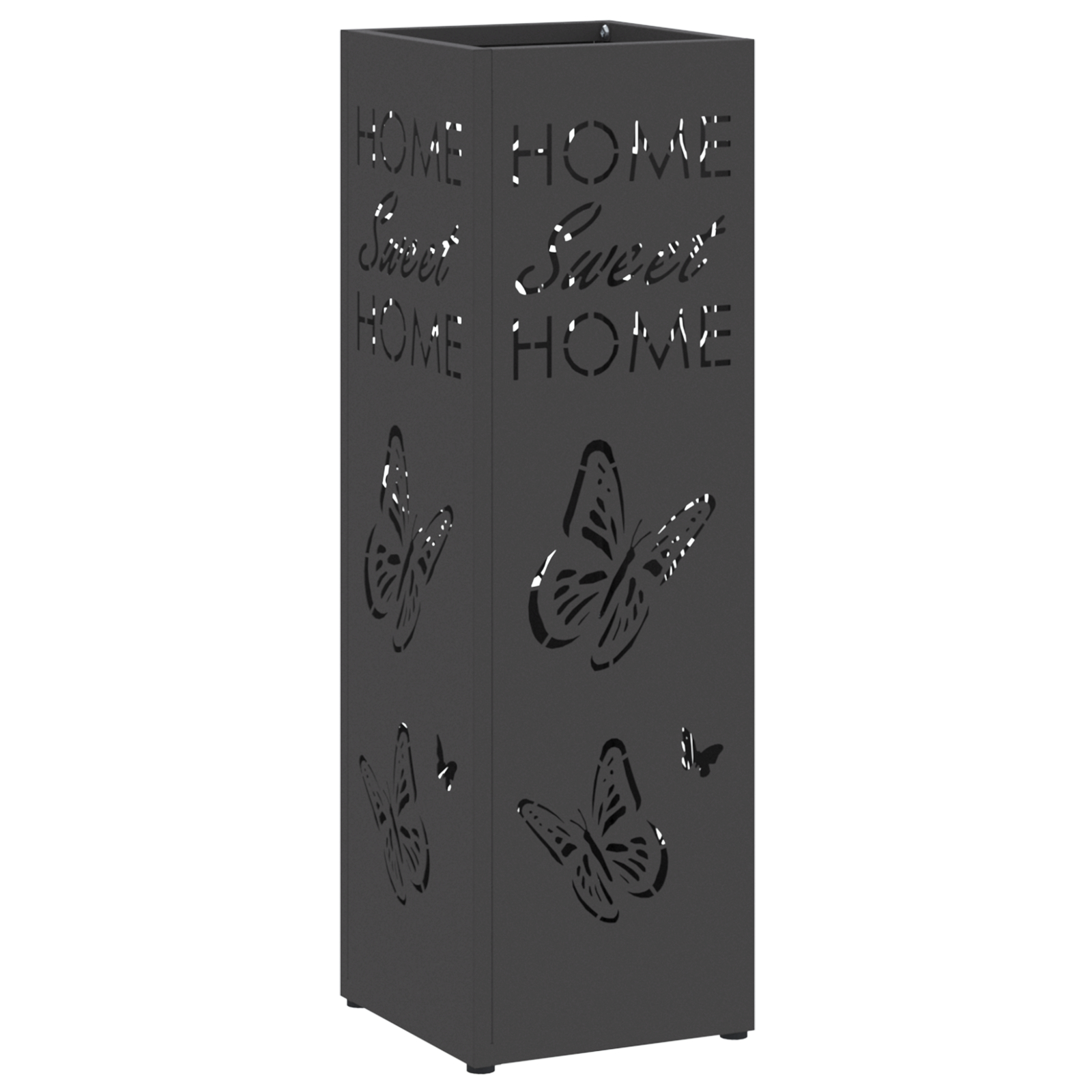 Suport pentru umbrele Negru Metal Standard Inserții Decorative [1]