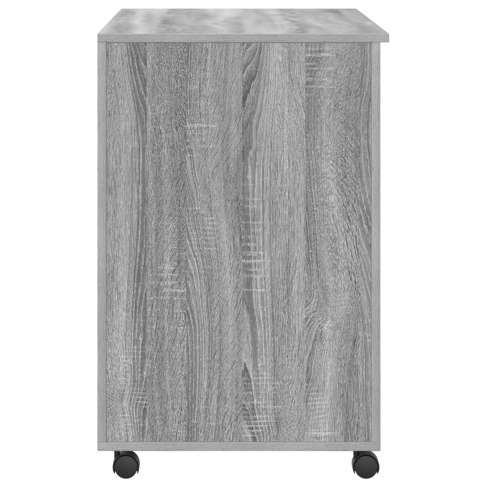 Birou Gri de Calculator Gri Sonoma Lemn Prelucrat Mediu [5]