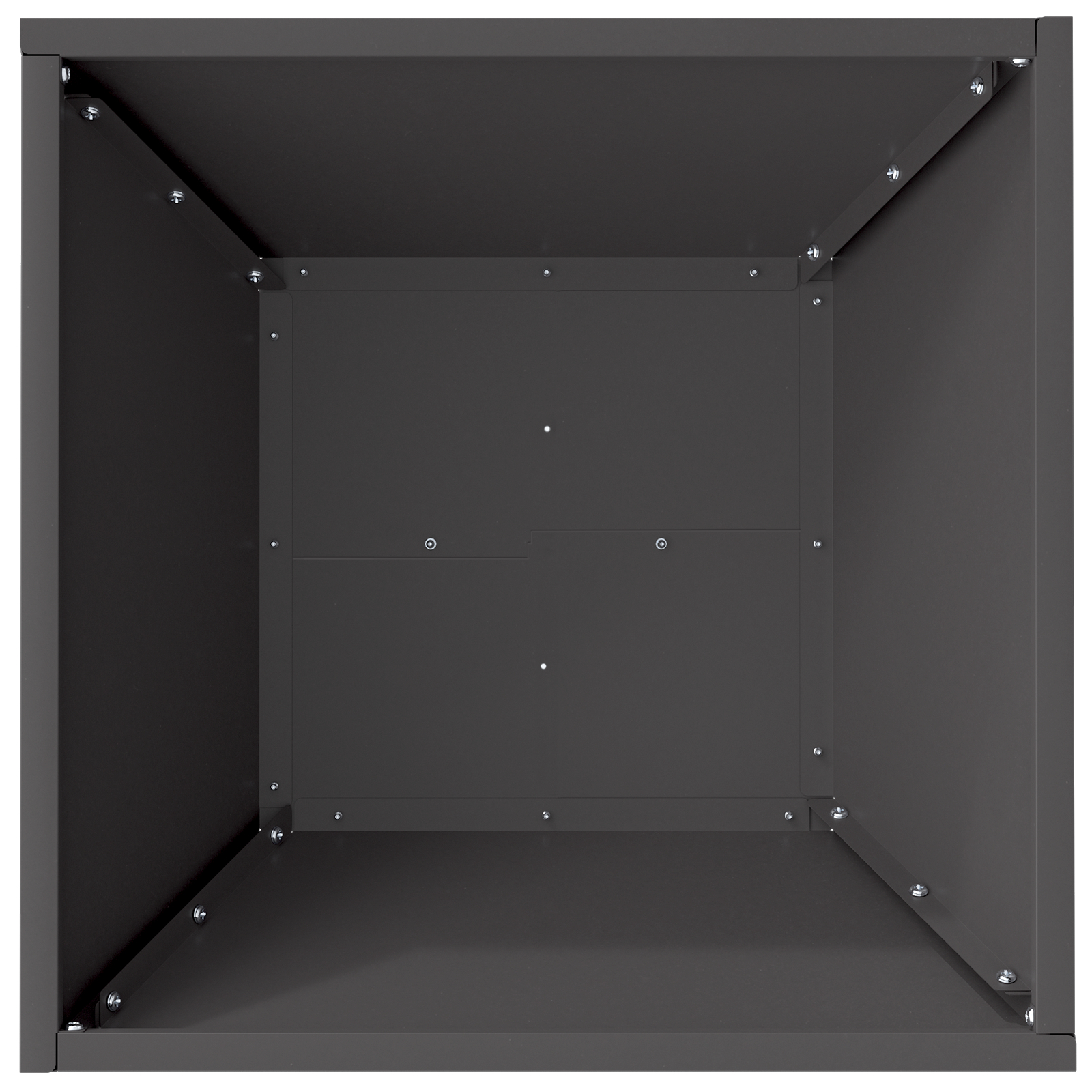 Ghiveci din Metal Negru Metal 40 x 40 x 15 cm Ghivece [9]