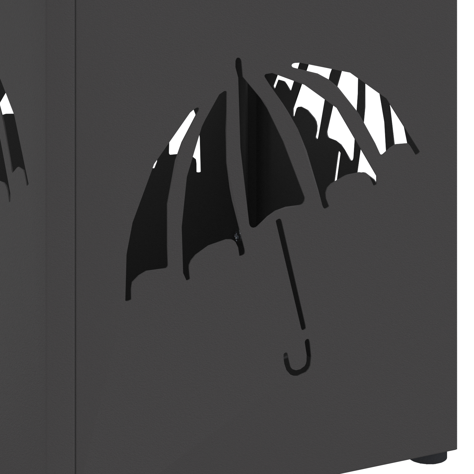 Suport de Umbrele Negru Metal Mediu Model [5]