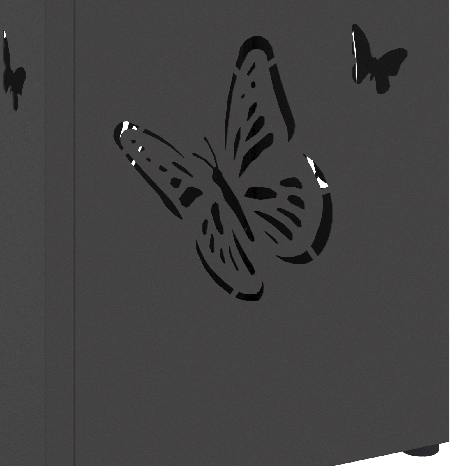 Suport pentru umbrele Negru Metal Standard Inserții Decorative [4]