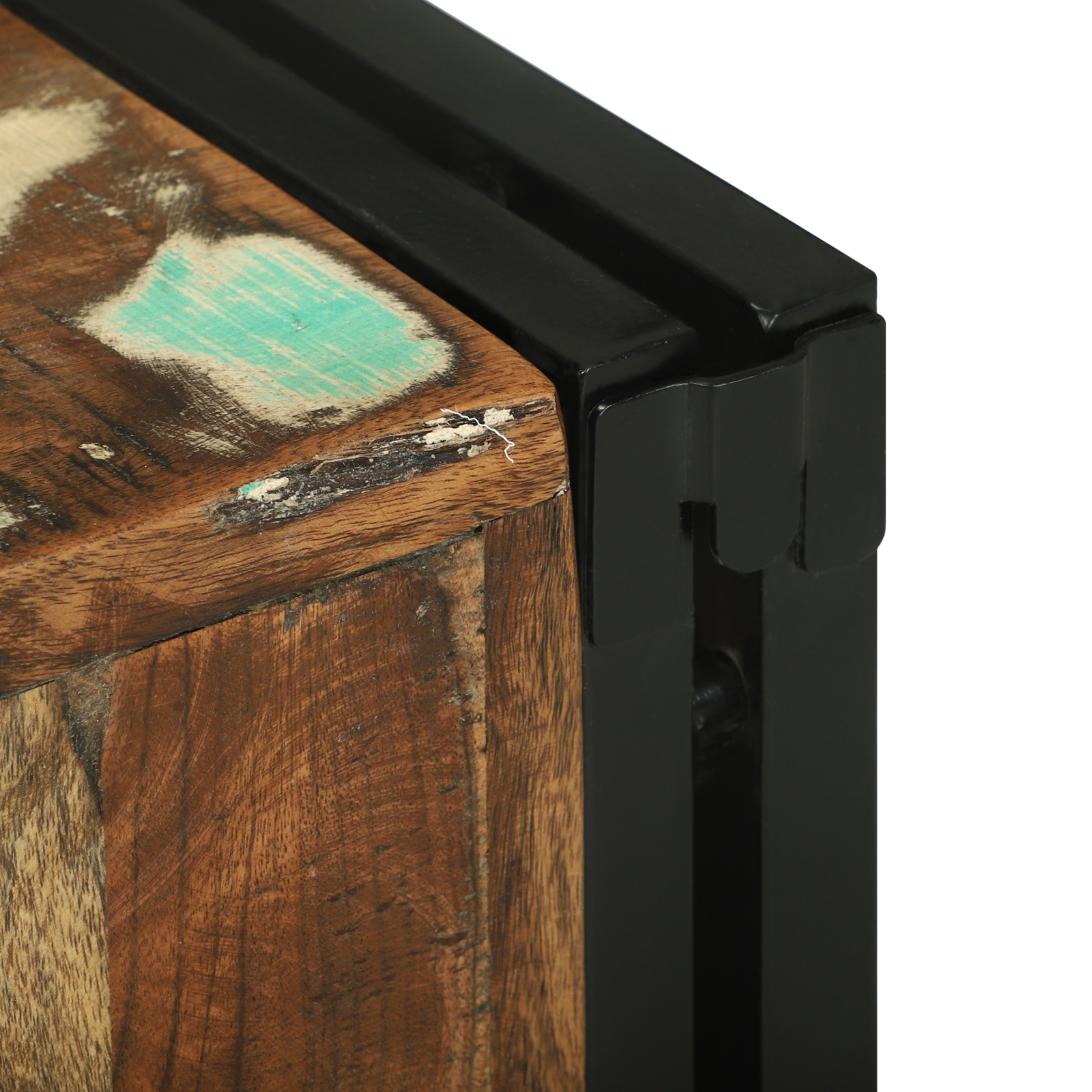 Raft vin 34.5x35x39 cm din lemn reciclat [8]