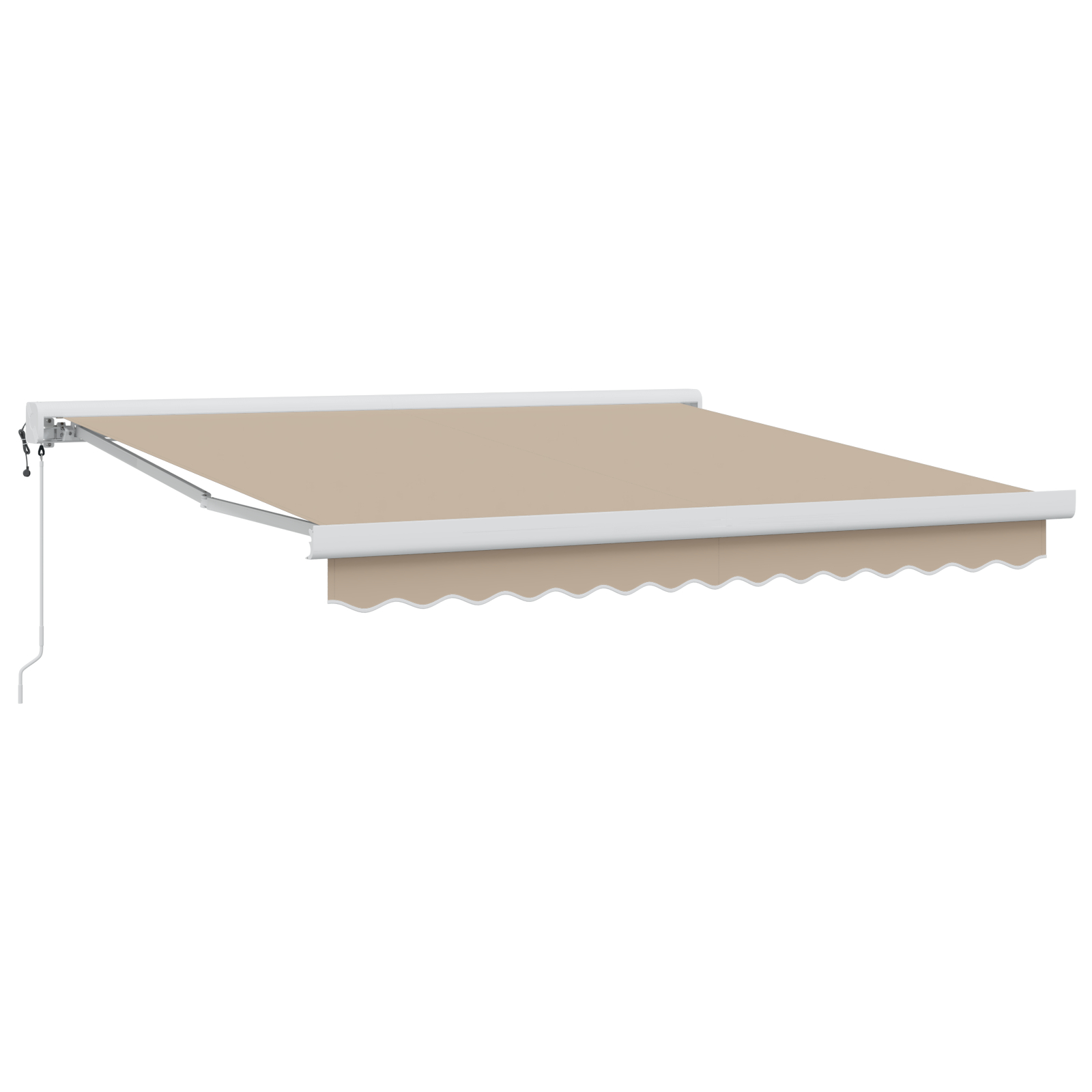 Marchiză retractabilă automată bej 300x250 cm,  Material de înlocuire pentru marchiză 3x2.5 m Bej [2]