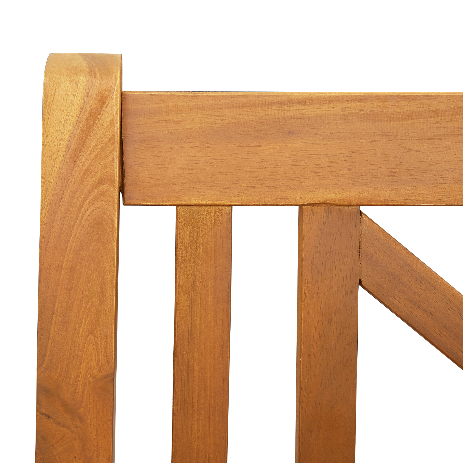 Banca de leagăn cu 2 locuri 110x56x58 cm din lemn solid de acacia [8]