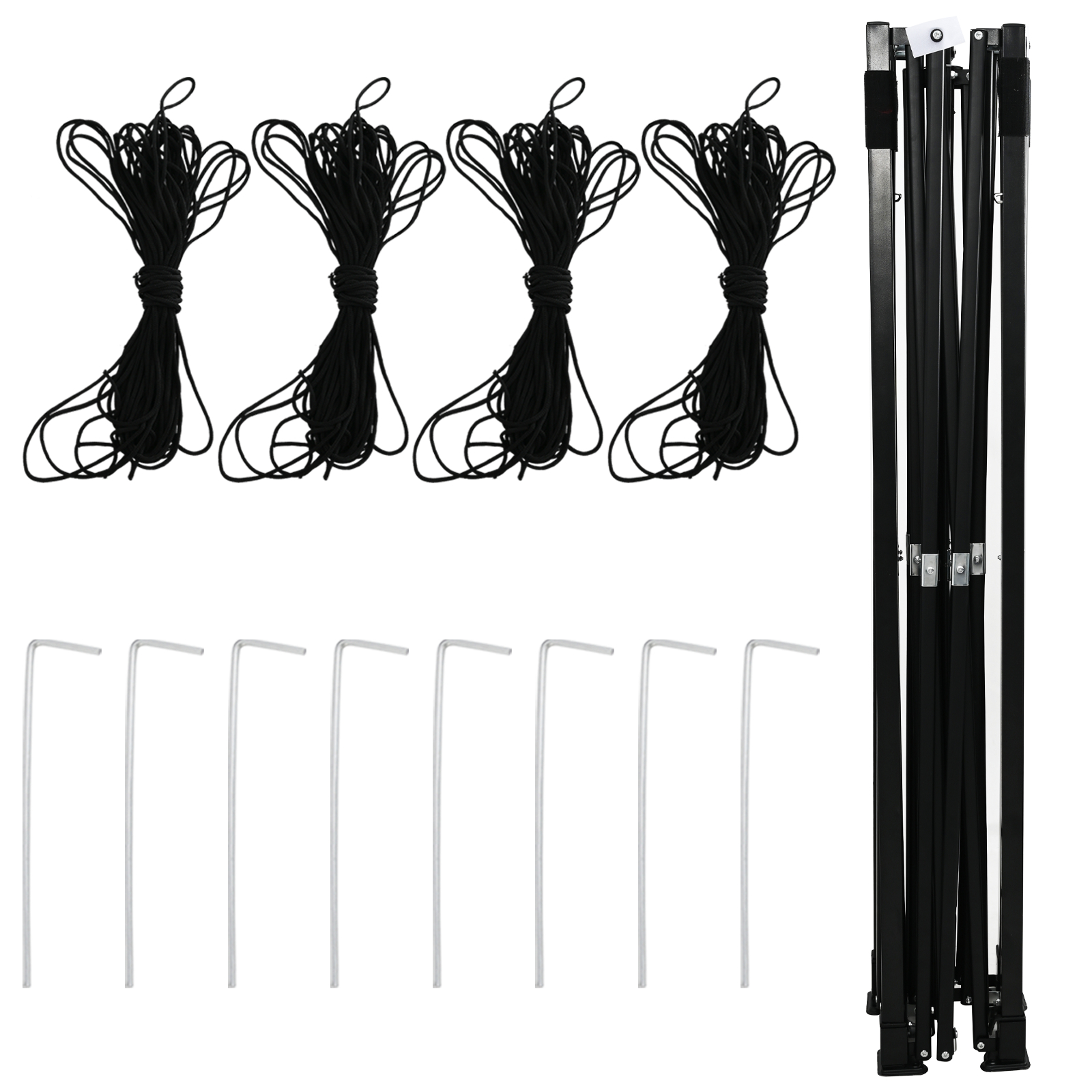 Seră tip tunel cu cadru pliabil Verde 410x280x315 cm Metal [9]