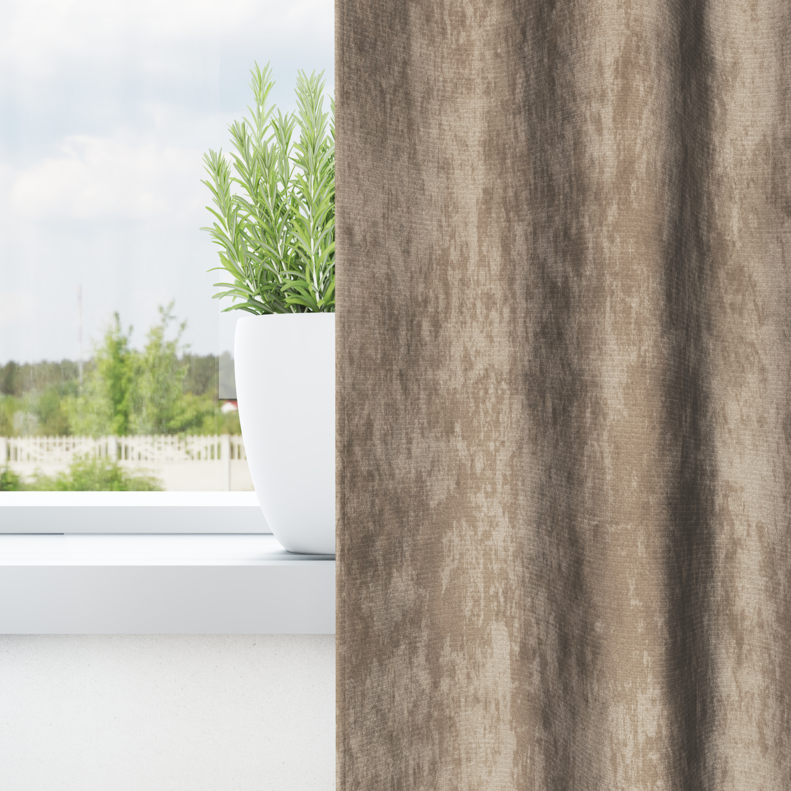 Draperii de Catifea 2 buc cu buzunare pentru baghetă Champagne 140x140 cm [3]