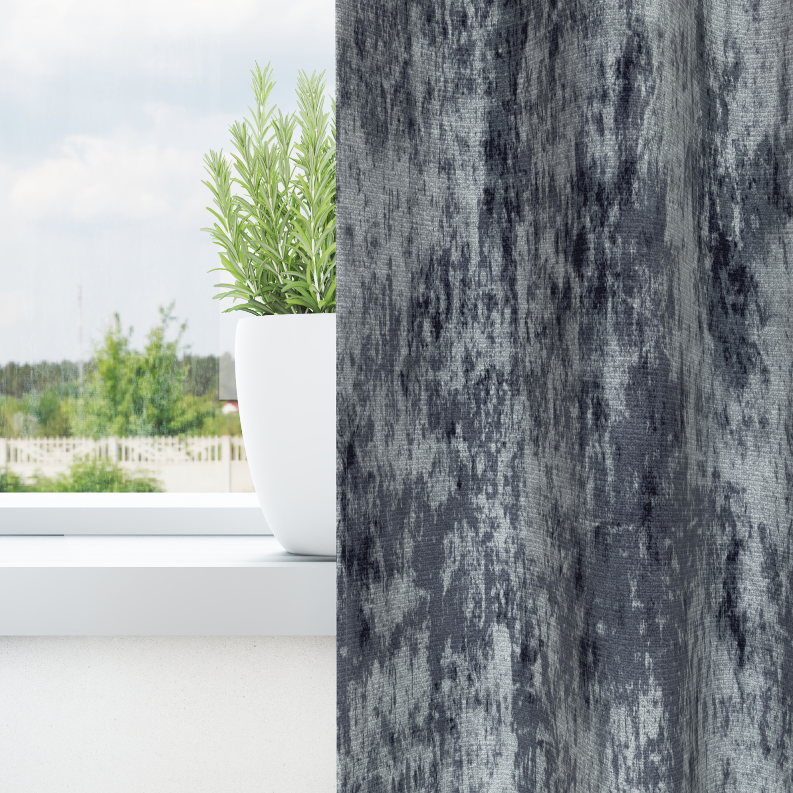 Draperii din catifea 2 buc. cu ochiuri argintii 225x140 cm [3]