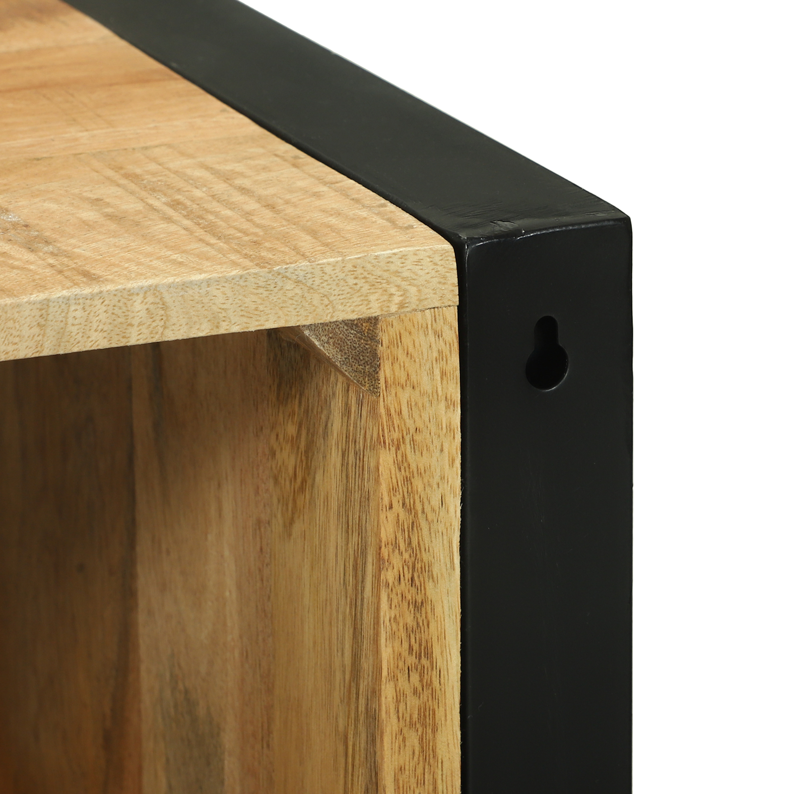 dulap de baie 40x30x90 cm din lemn masiv de mango brut [10]