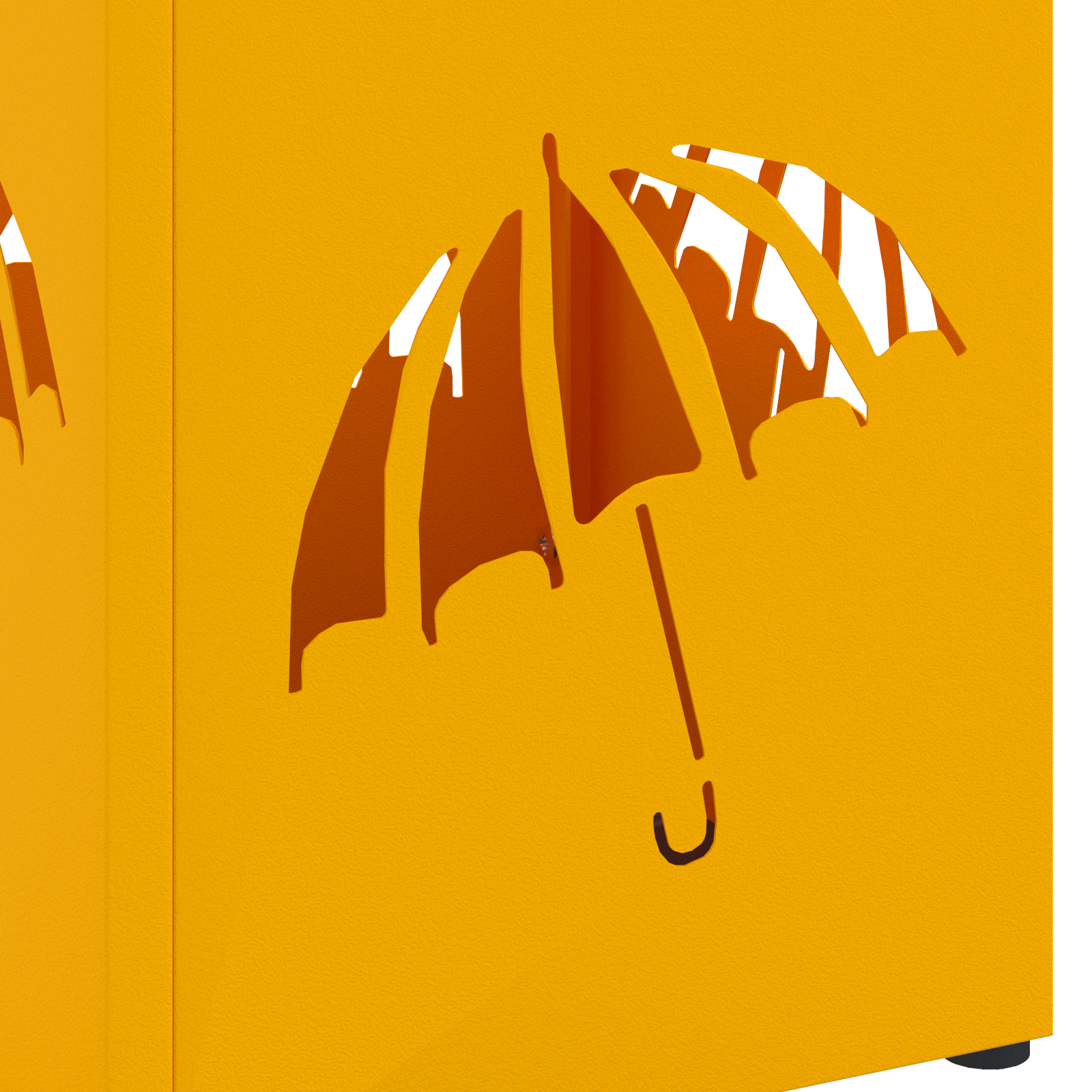 Suport de umbrele Galben muștar Metal Compact Insertii decorative [4]