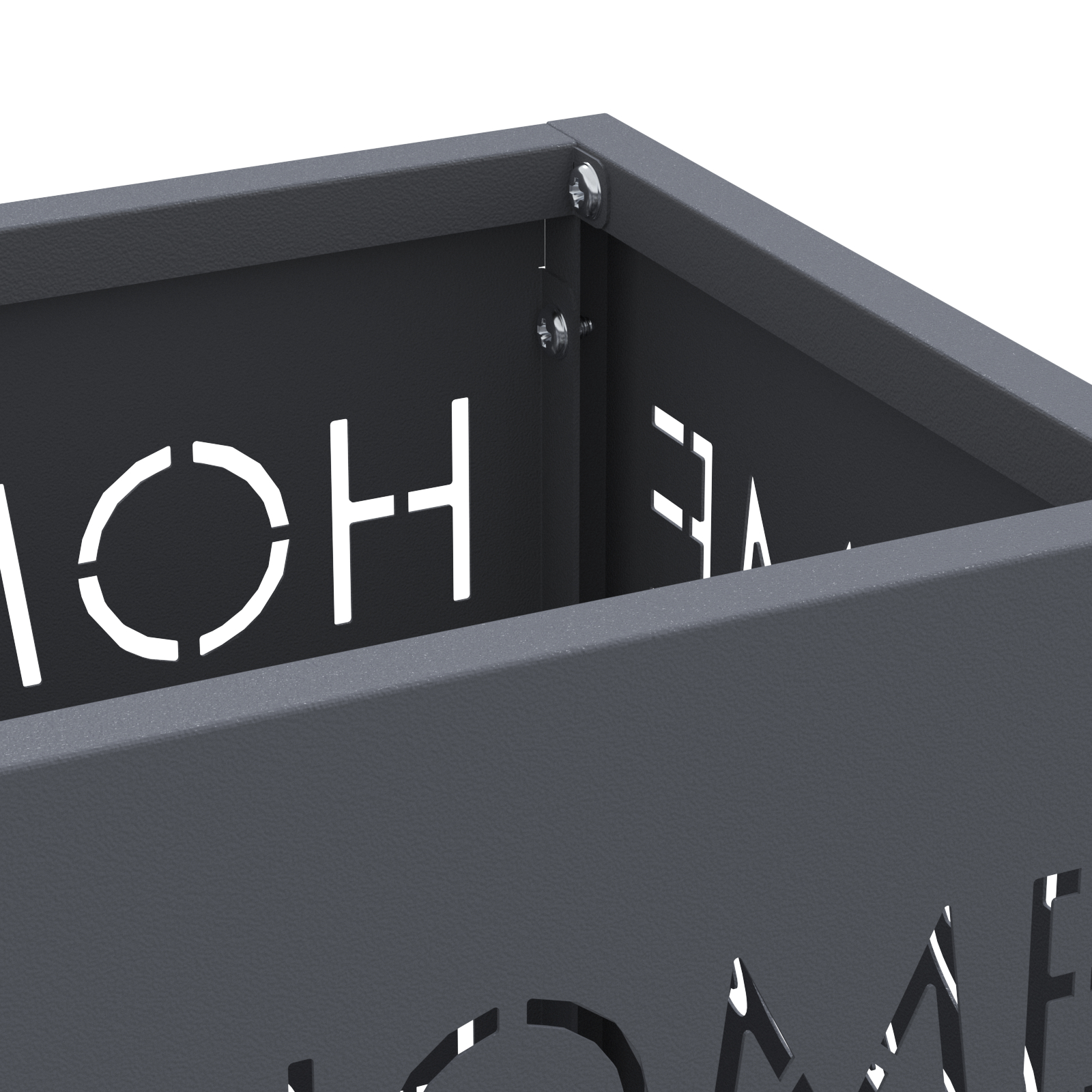 Suport de umbrele Antracit Metal Mediu Inserții Decorativa [3]