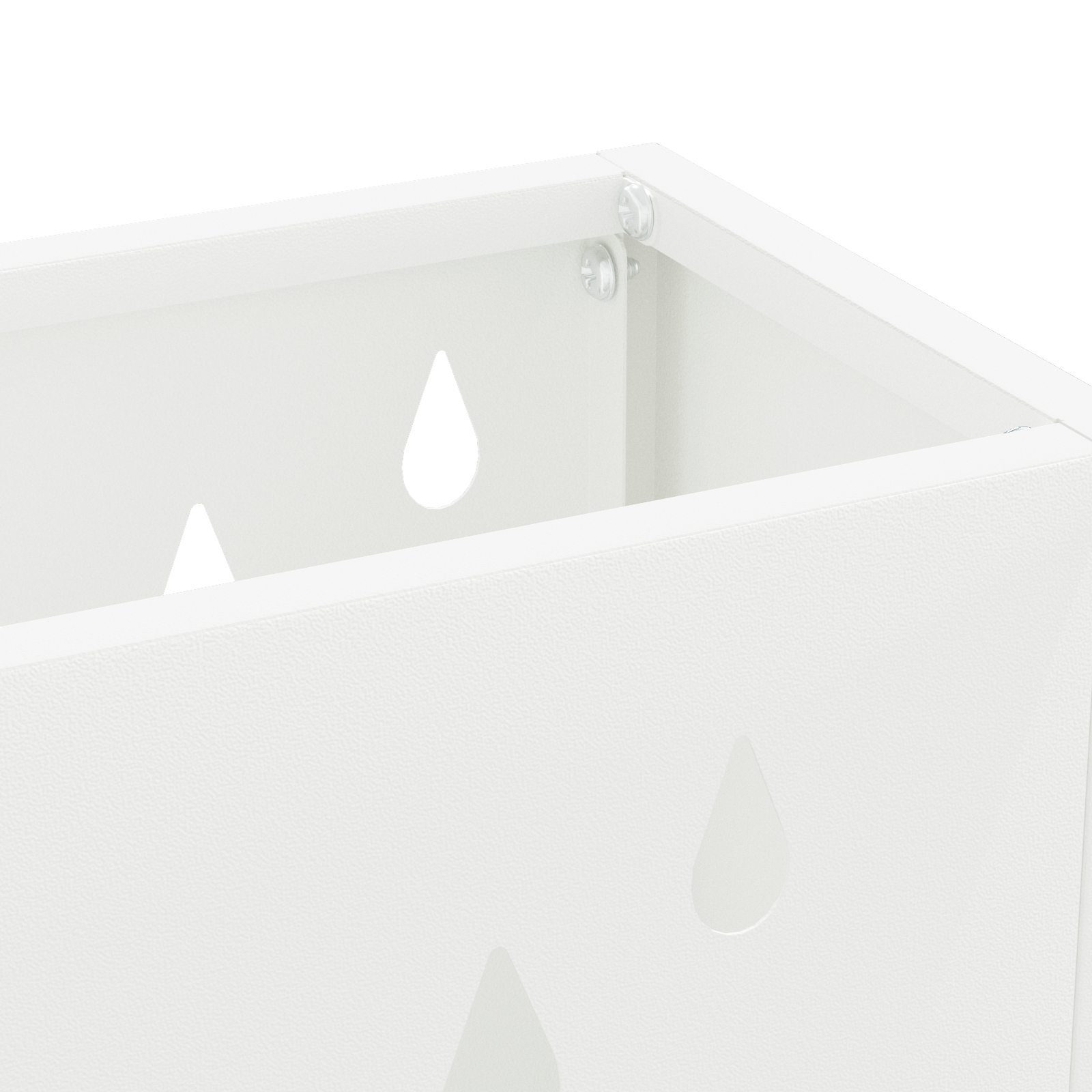 Suport de umbrele Alb Metal Mediul Decupaje decorative [3]