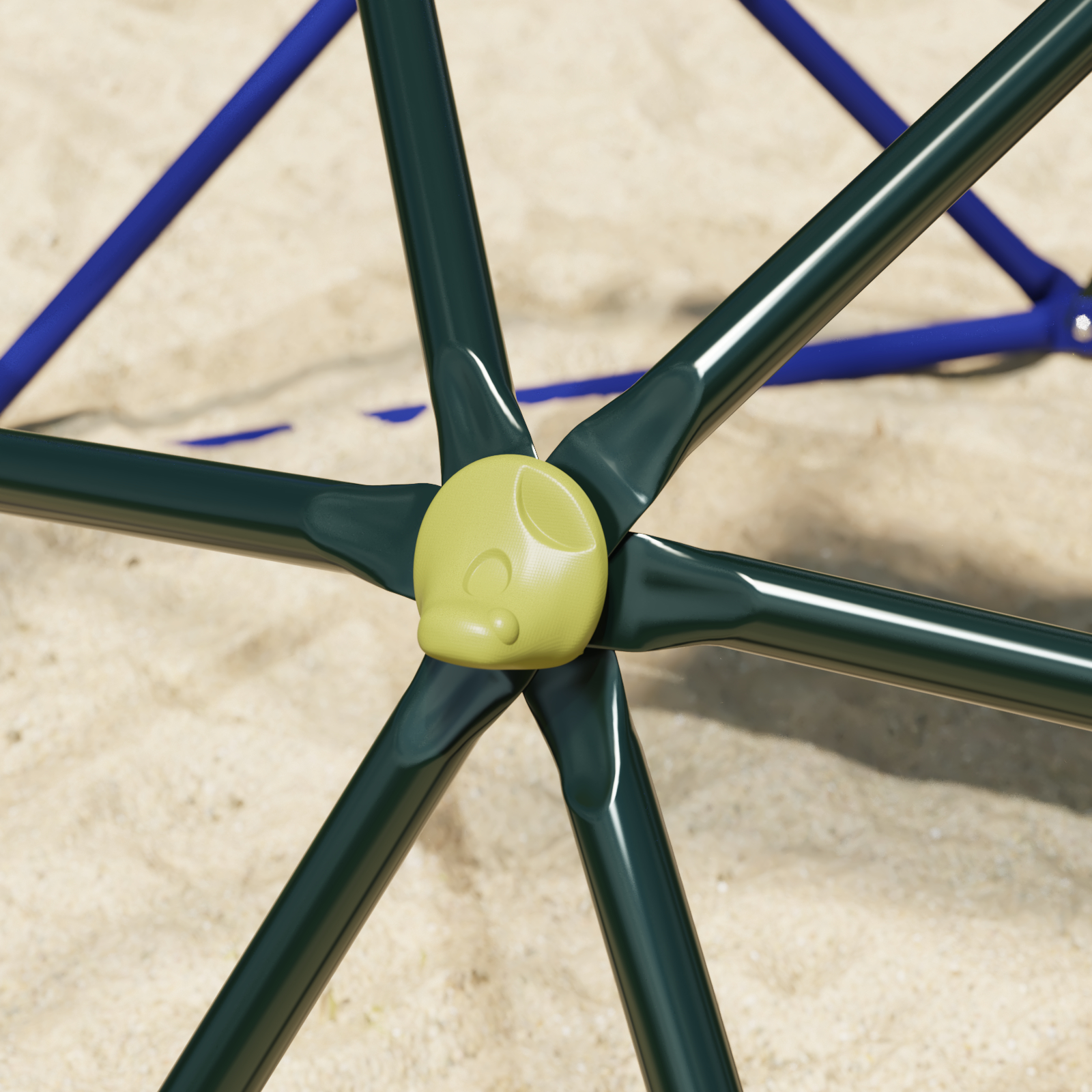 Dome de escaladă cu tobogan pentru copii 3-10 ani 247 cm 200 kg [2]