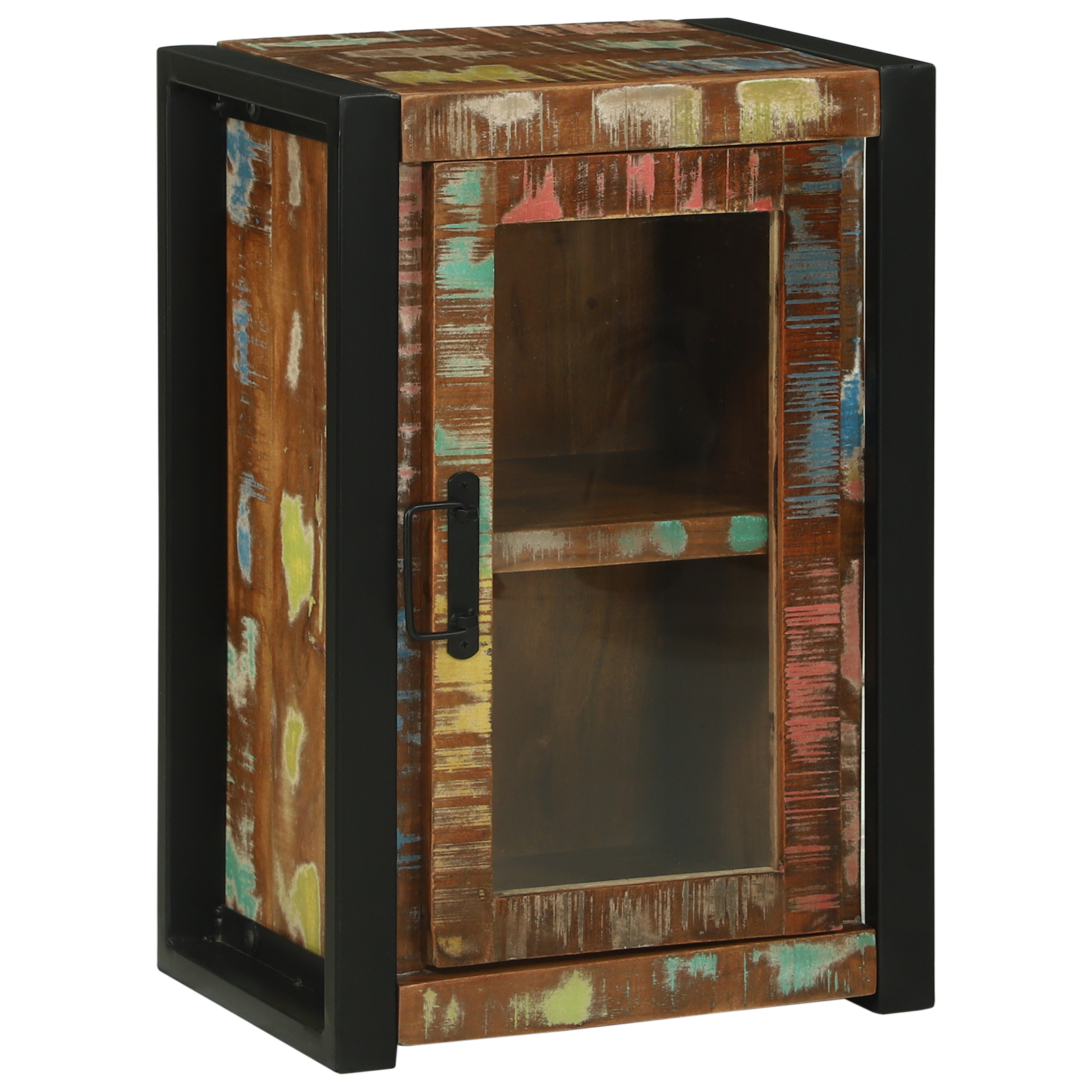 Cabinet de baie Multicolor 40x30x60 cm Lemn masiv reciclat [1]