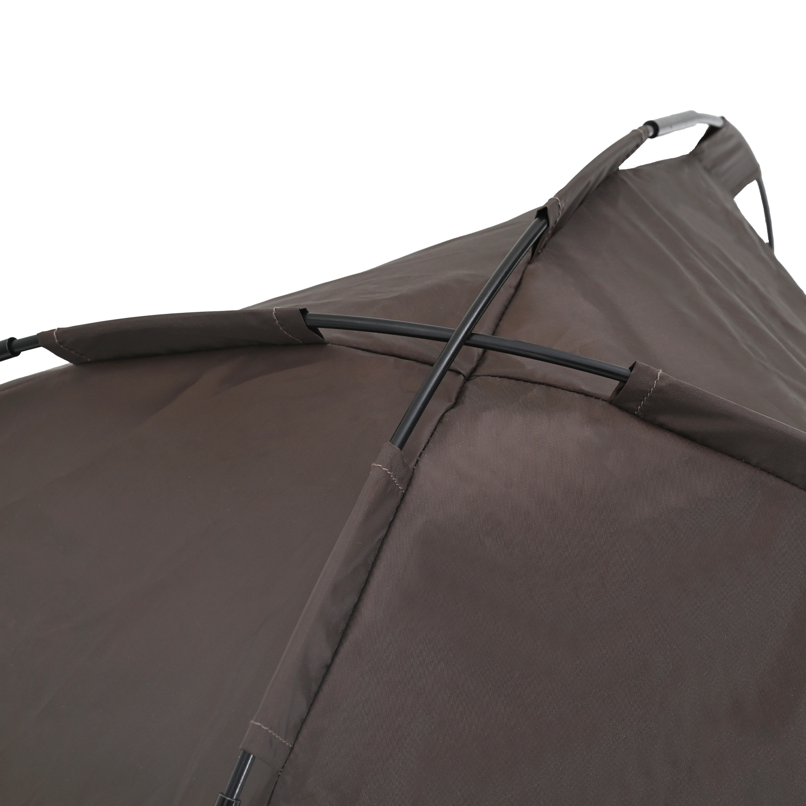 Pat ridicat pentru câini cu acoperiș detașabil Maro S Oțel [7]