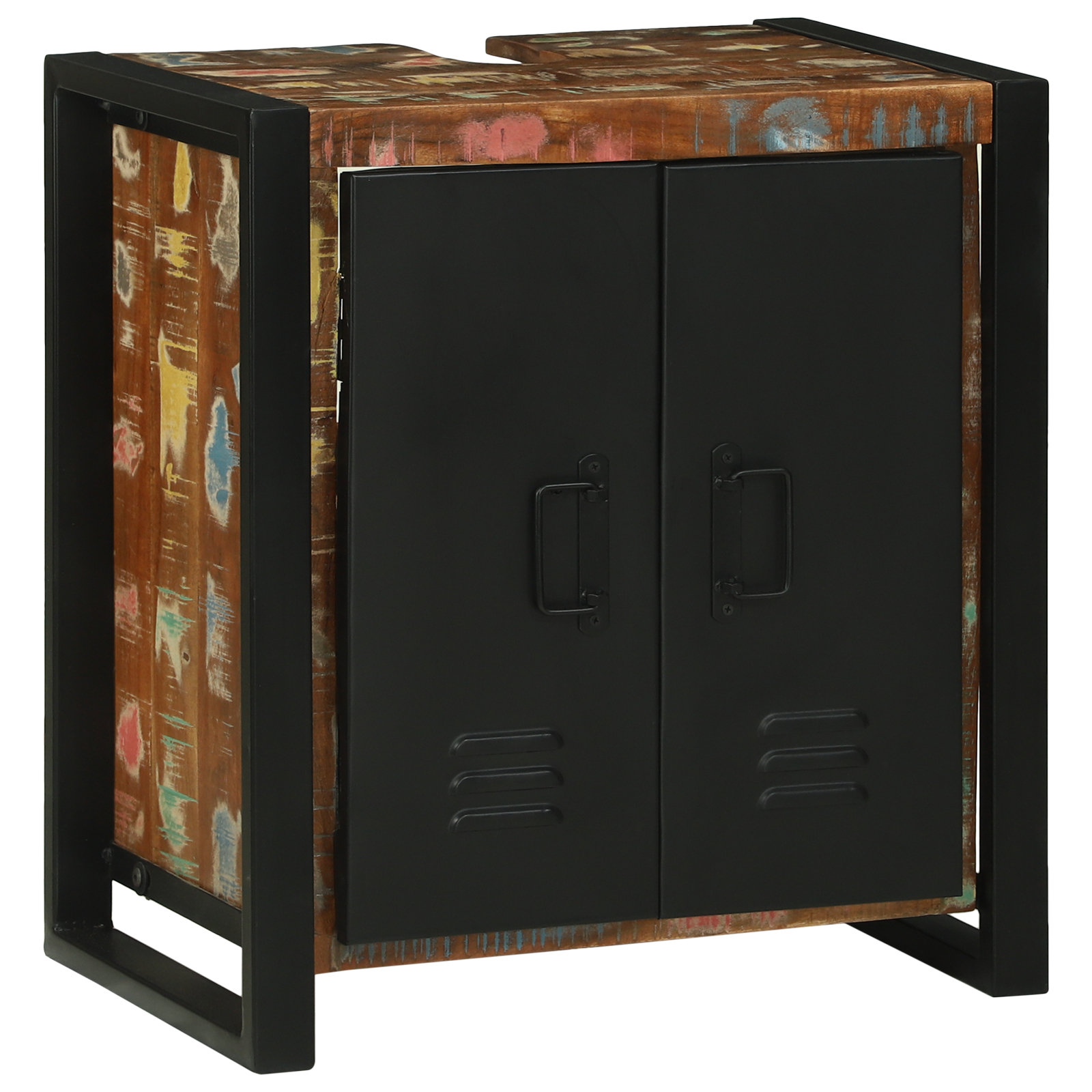 Seturi de mobilier pentru baie - Cabinet pentru Chiuvetă 55x35x60 cm Lemn Solid Recuperat