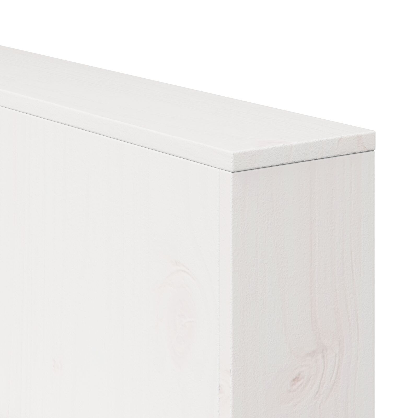 Canapea de grădină 2 locuri 134x60x62 cm Alb Lemn masiv de pin [5]