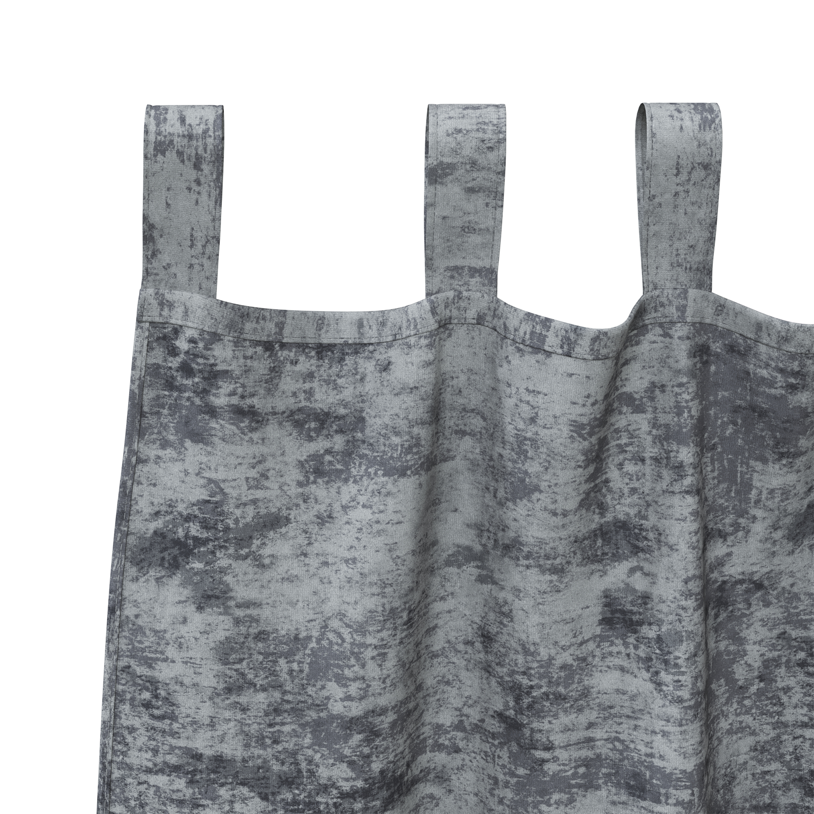 Draperii din Catifea 2 buc cu Capete de Tab Argintiu Gri 175x140 cm [5]