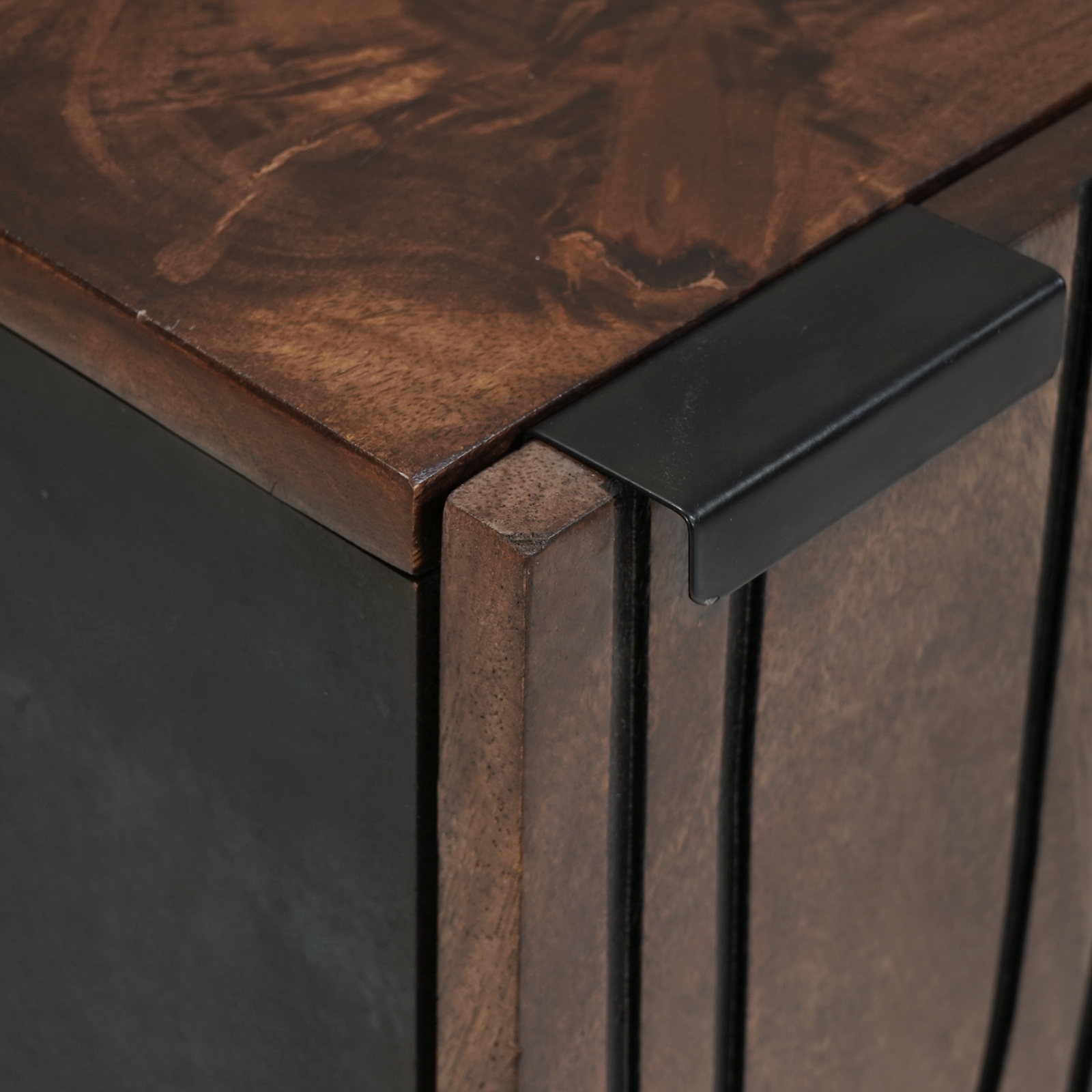 Cabinet Suspendat de Baie 38x33.5x48 cm Lemn Masiv și Lemn Compozit [5]