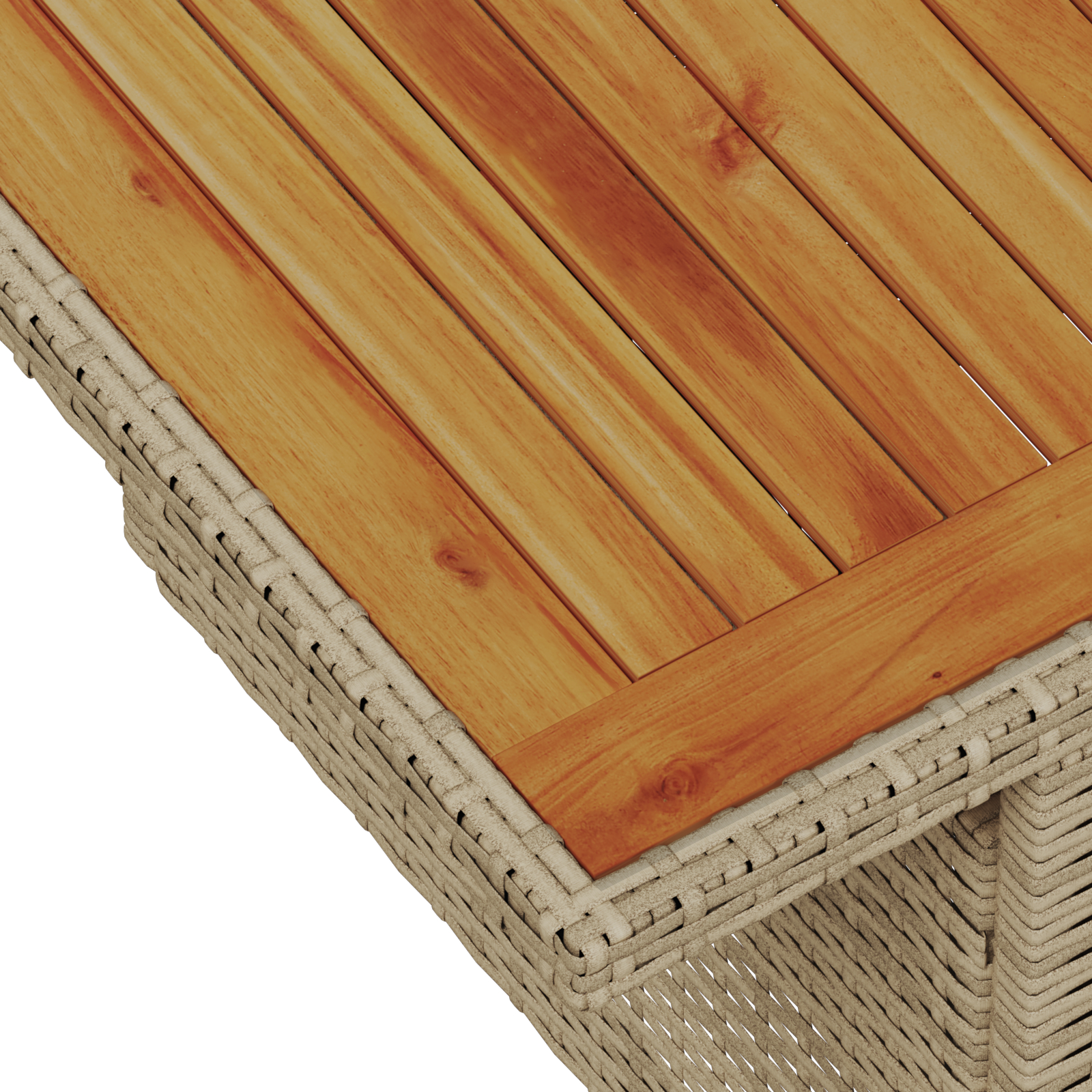 Set de 9 Piese de Sofa pentru Grădină cu Perne Bej Ratan Poly, Sofa pentru Grădină cu 2 Locuri cu Spațiu de Depozitare & Perne Bej Ratan Poly [9]