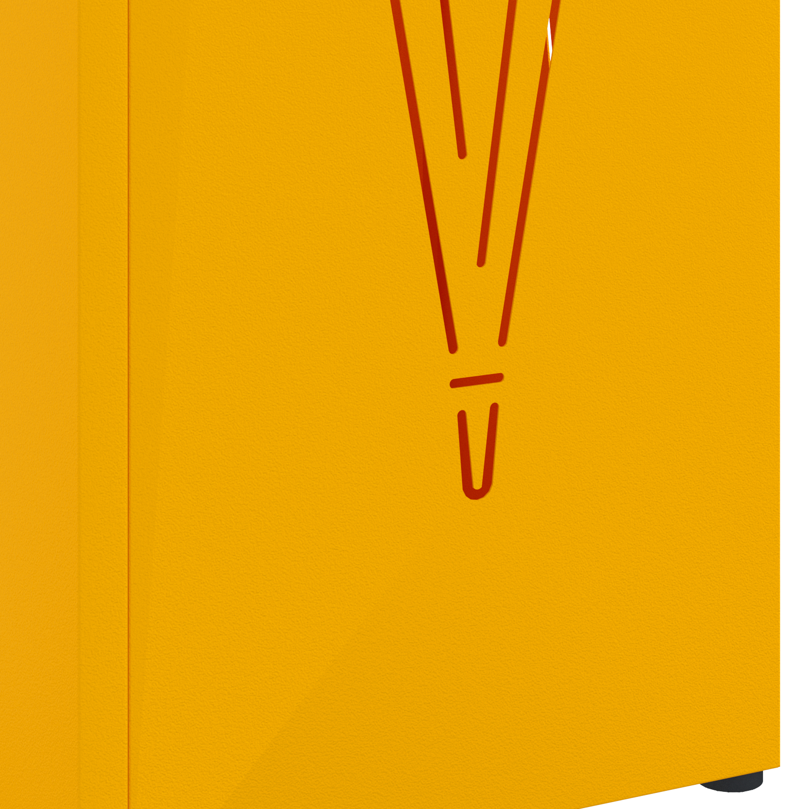 Suport pentru umbrele Galben muștar Metal Standard [4]