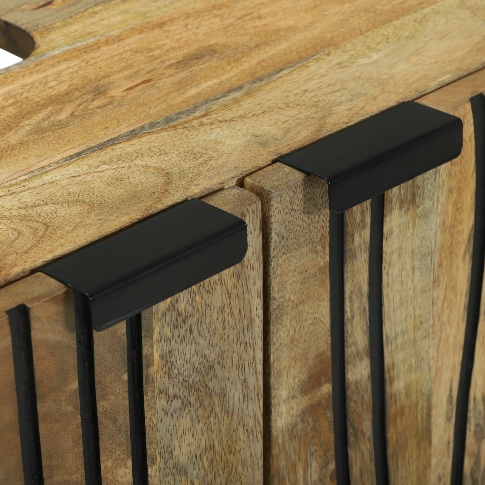 Cabinet pentru chiuvetă 62x33x58 cm Lemn solid de mango și lemn procesat [5]