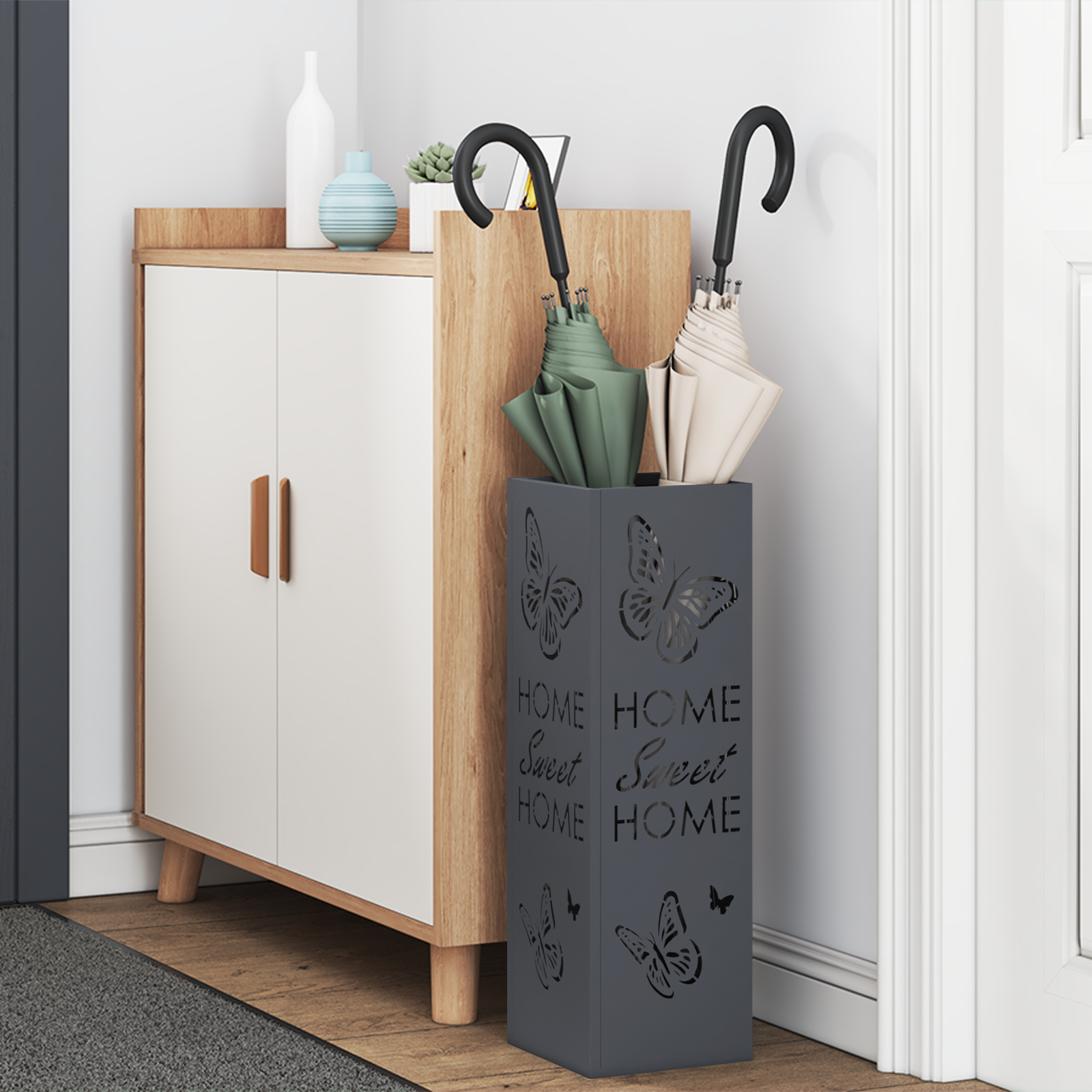 Suport umbrele Antracit Metal Mediu Model Suport umbrele [2]