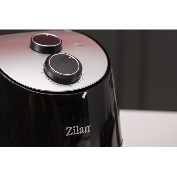 Friteuza Air Fryer, Negru 1350 W, Capacitate 2.6 L, Timer 30 min [3]