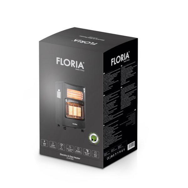 Soba Floria gaz GPL si electrica, putere 4200W, 3 trepte de putere, furtun inclus [3]