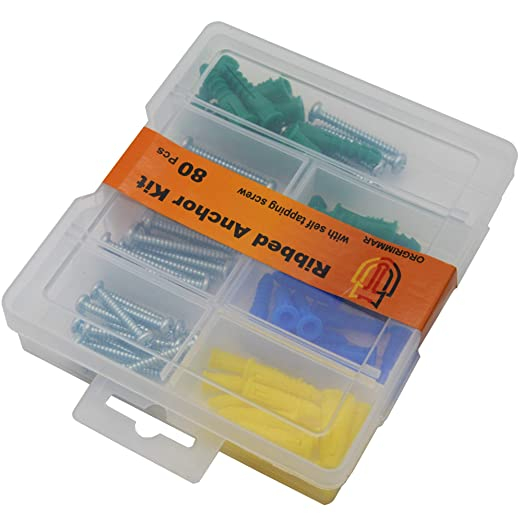 Ancora din plastic pentru gips-carton si șuruburi cu cap cilindric, 80 buc [3]
