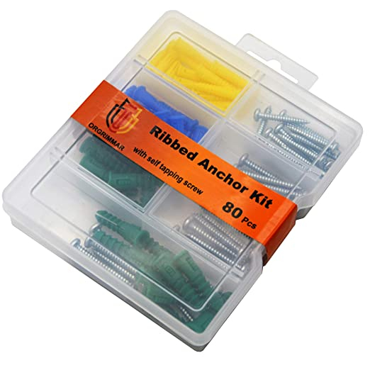 Ancora din plastic pentru gips-carton si șuruburi cu cap cilindric, 80 buc [4]